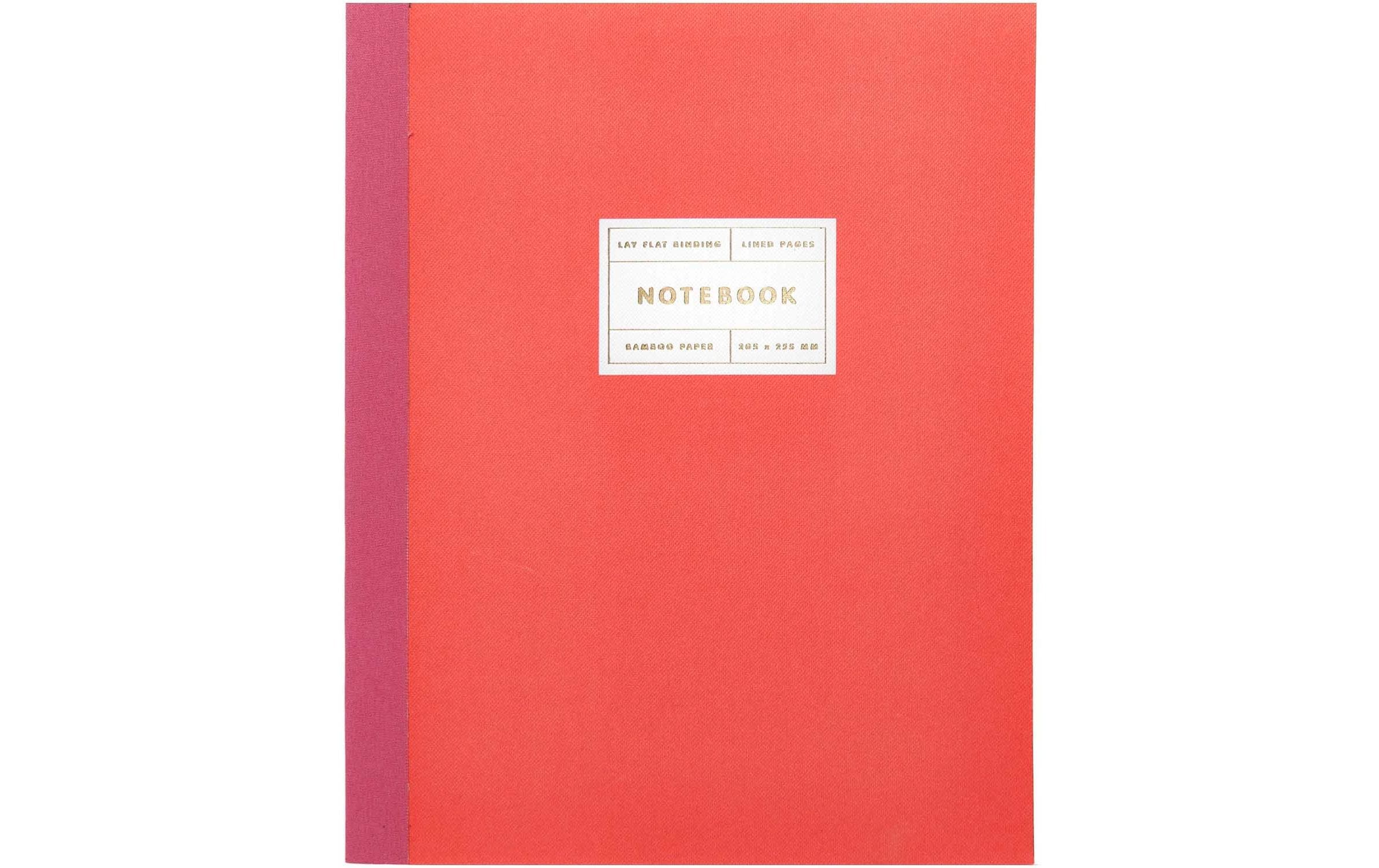 Rico Design Notizbuch L A4, Dot, Koralle