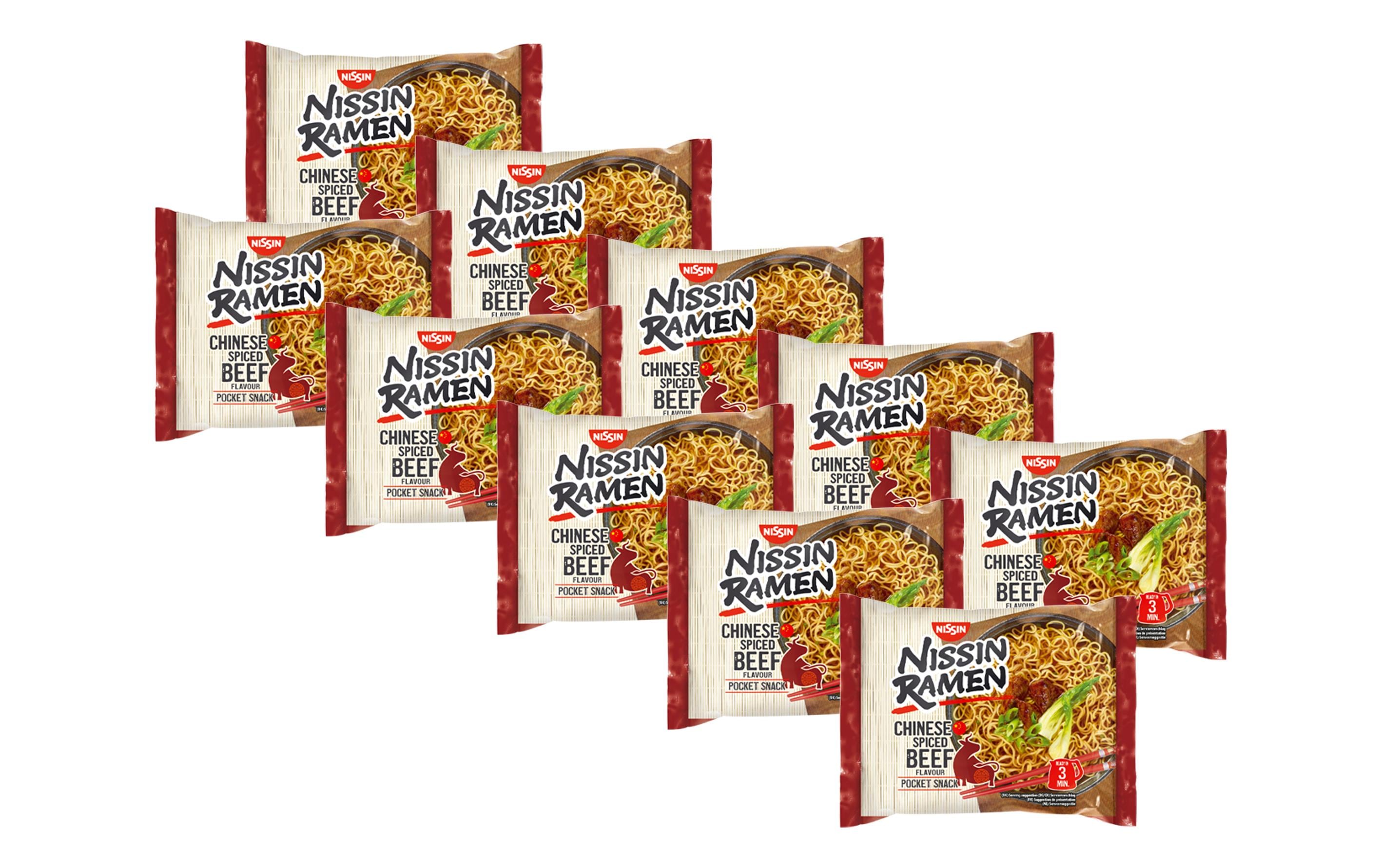 Nissin Food Ramen China Beef 10x 67 g