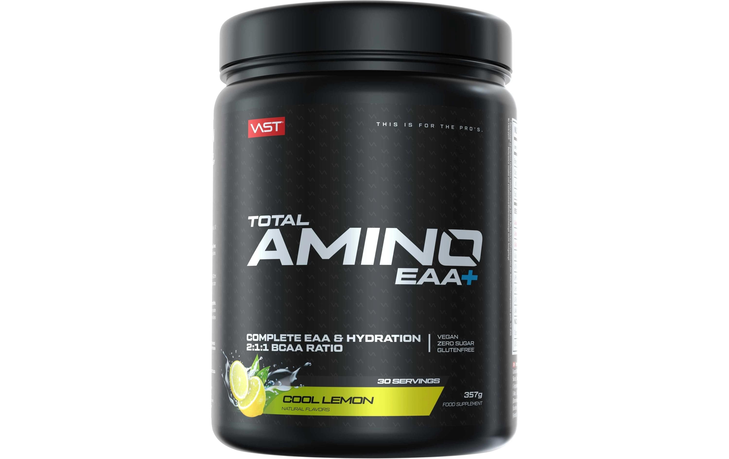 VAST Pulver Total Amino EAA+ Dose: 381g, Cool Lemon