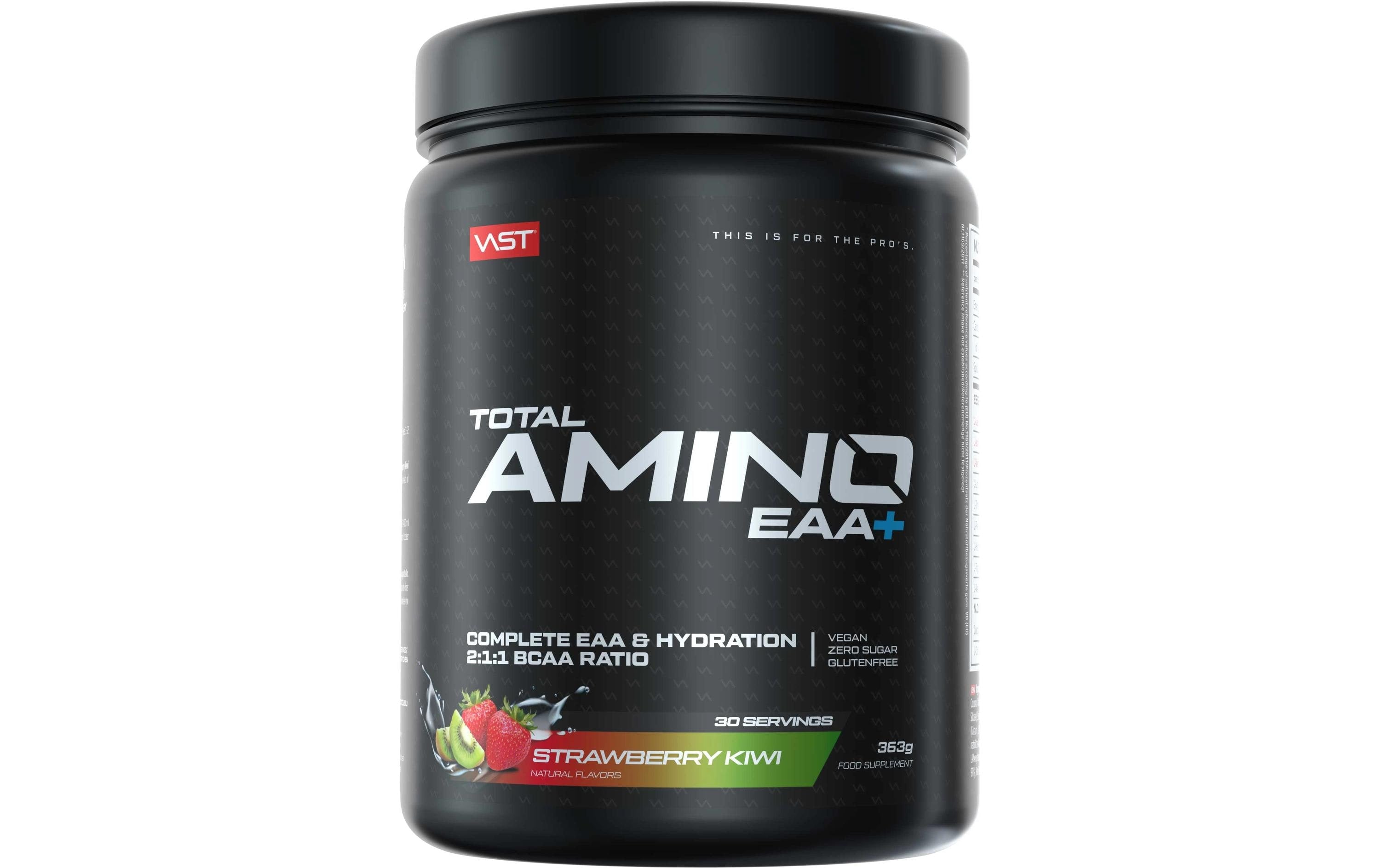 VAST Pulver Total Amino EAA+ Dose: 381g, Strawberry Kiwi