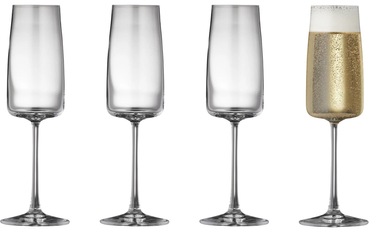 Lyngby Champagnerglas Zero 4 Stück, 30 cl