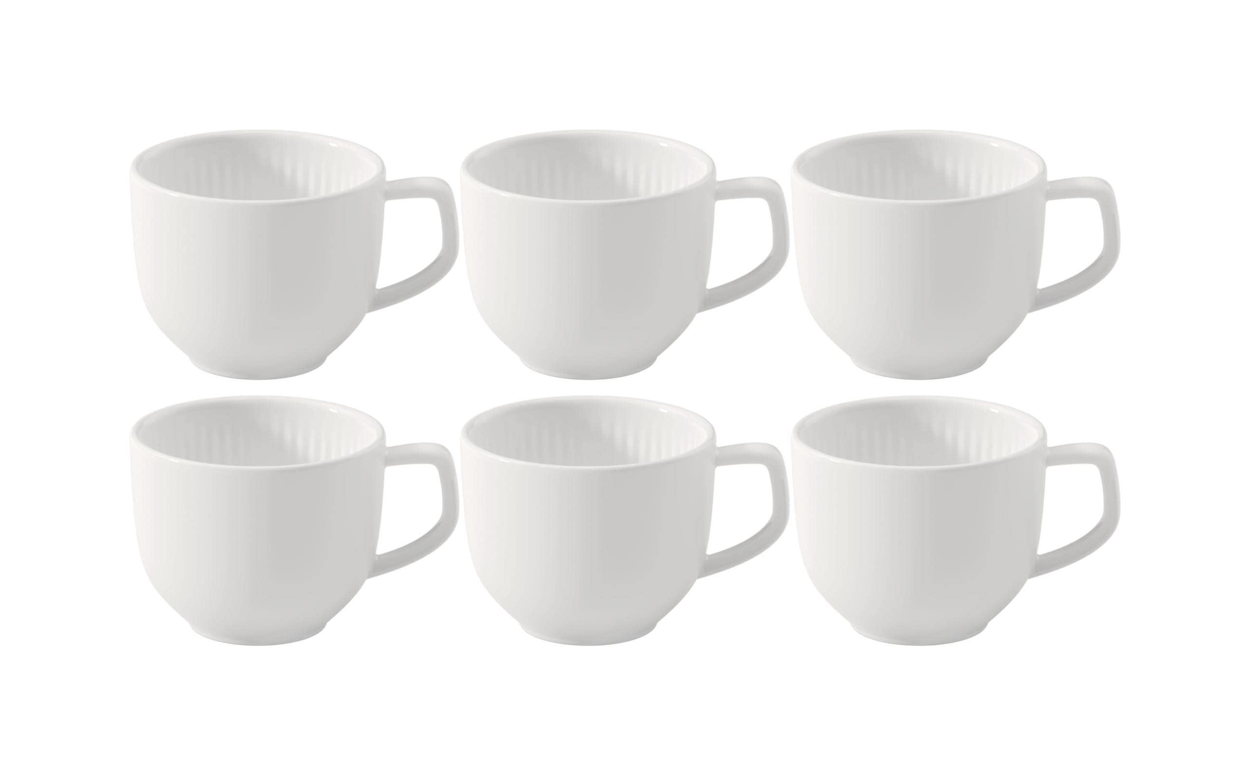 Villeroy & Boch Espressotasse Afina 50 ml, 6 Stück, Weiss