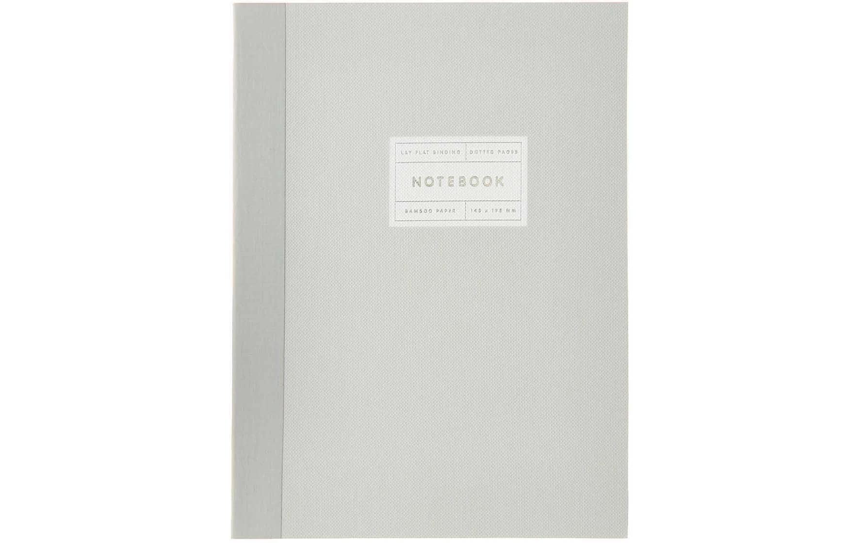 Rico Design Notizbuch S 14.5 x 19.5 cm, Dot, Hellgrau