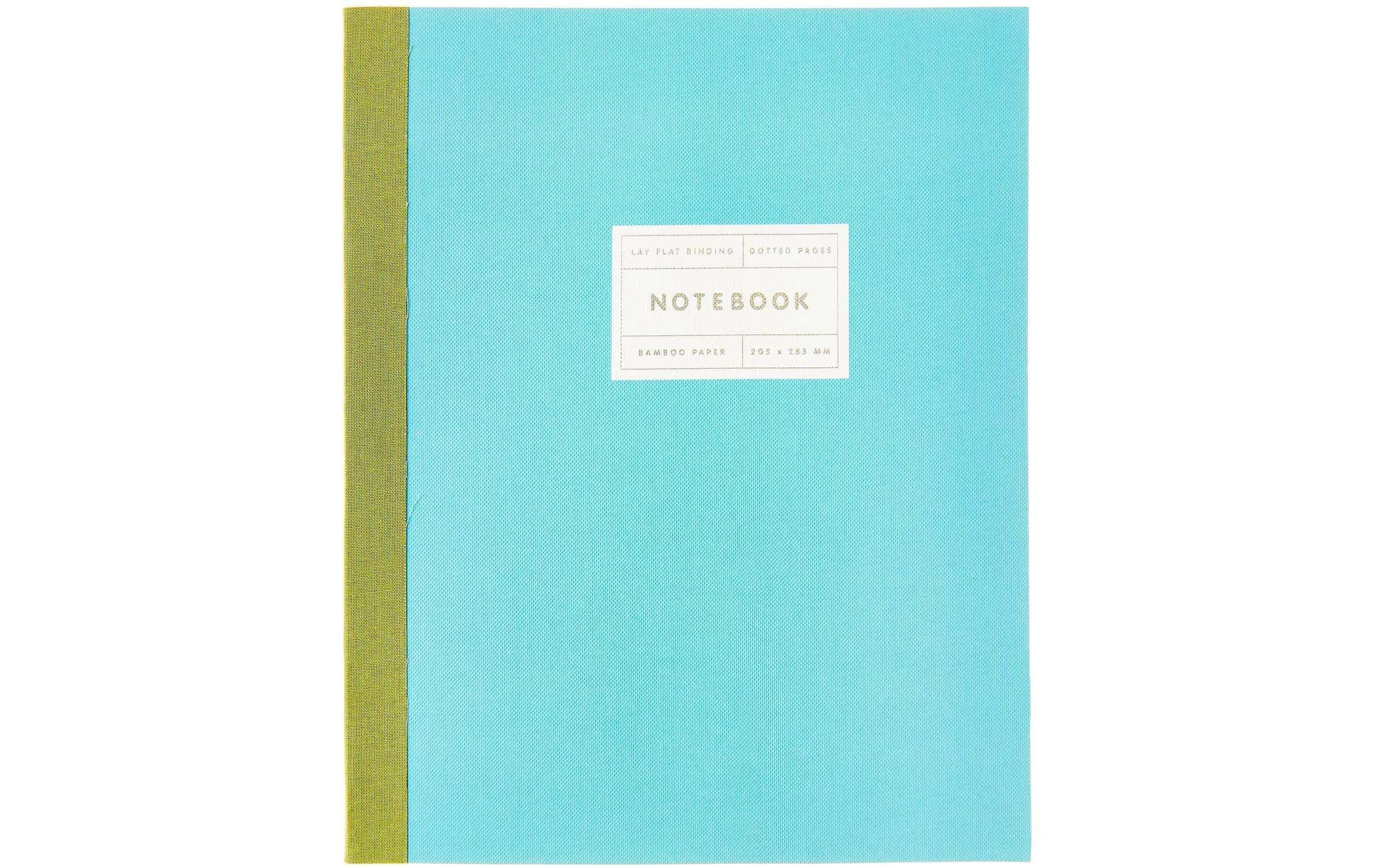 Rico Design Notizbuch L 20.5 x 20.5 cm, Dot, Blau