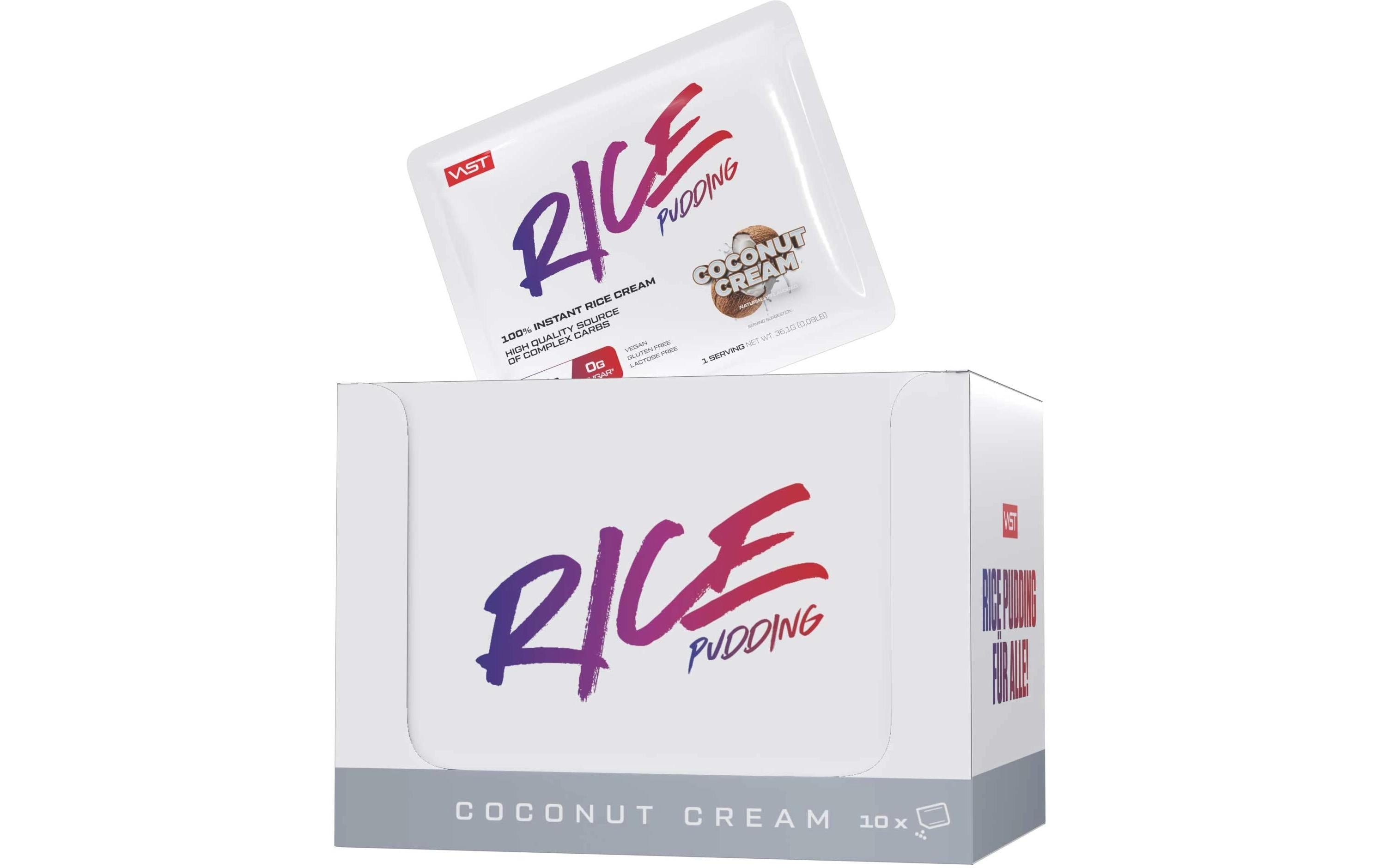 VAST Instant Rice Pudding Box 10x 36.1g Coconut Cream