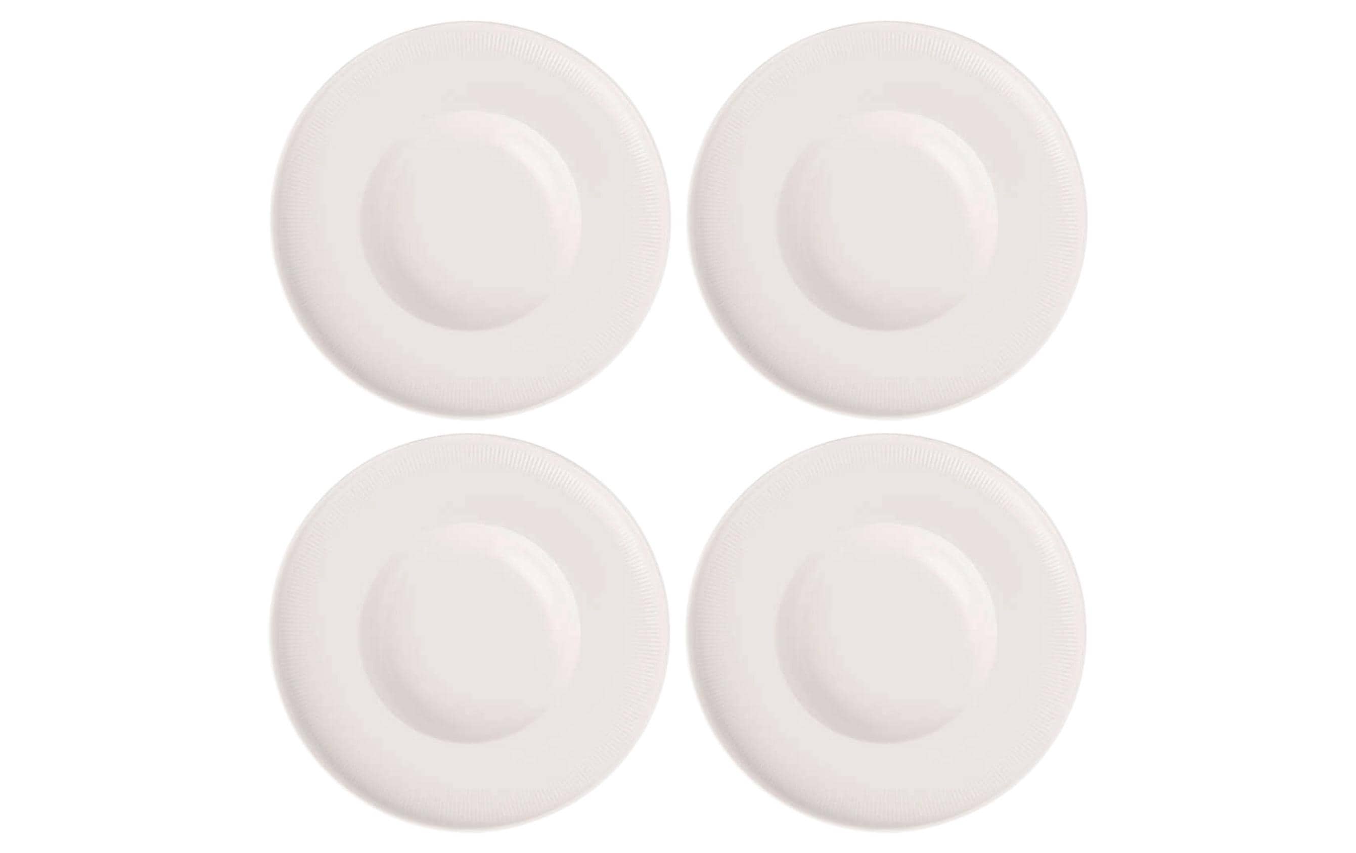 Villeroy & Boch Suppen- & Pastateller Afina Ø 29 cm, 4 Stück,Weiss