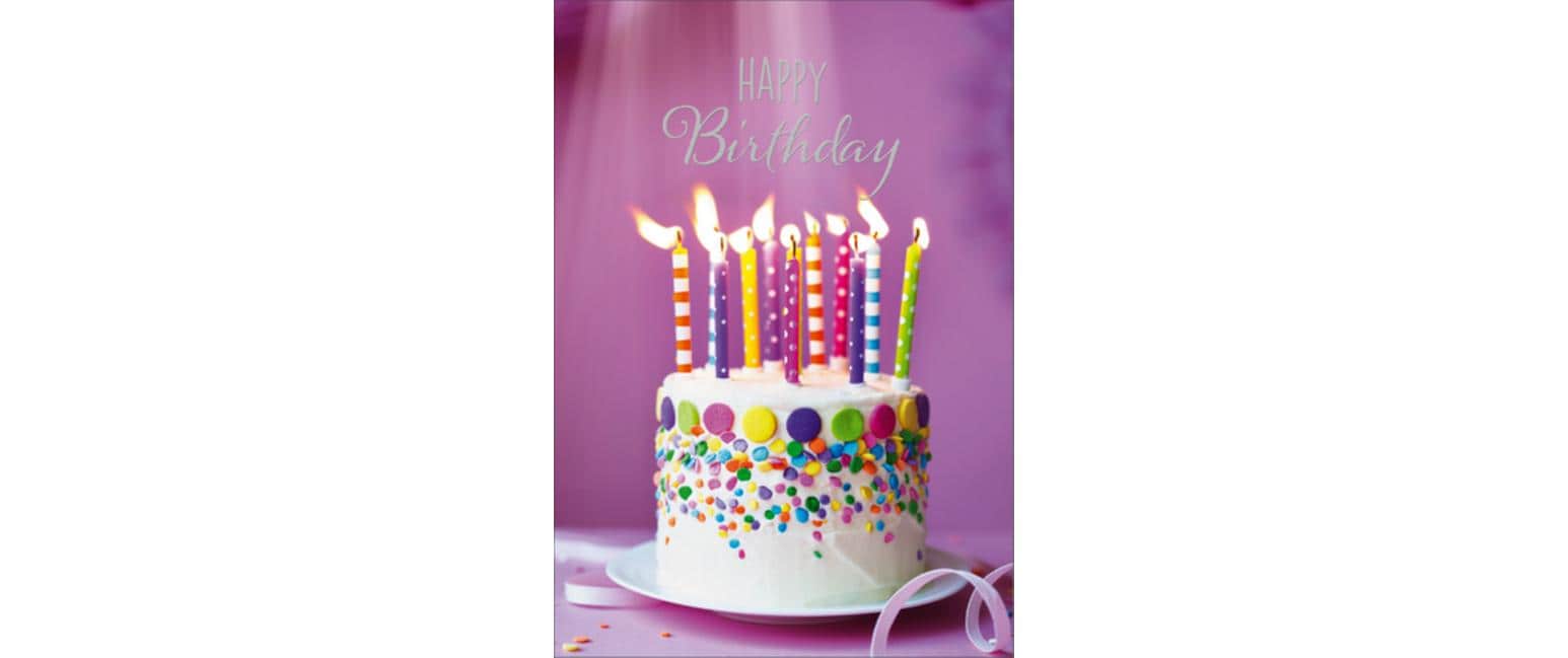 ABC Glückwunschkarte Geburtstag A4