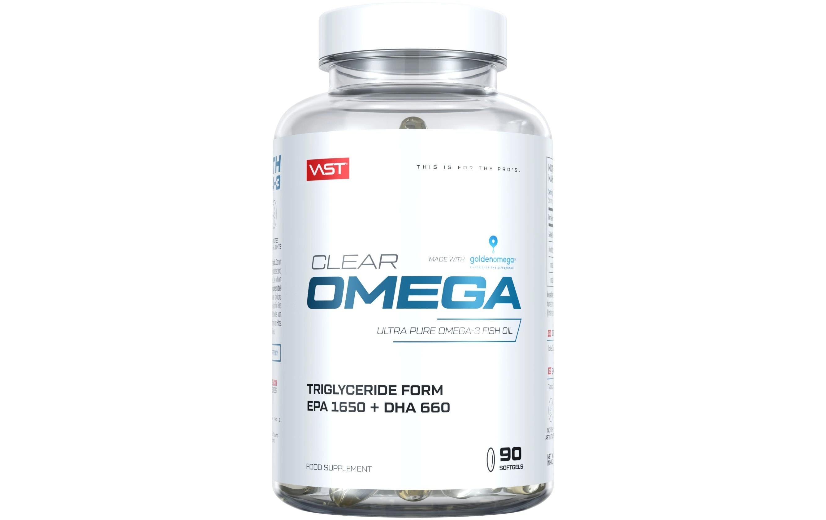 VAST Kapseln Clear Omega 90x Softgels