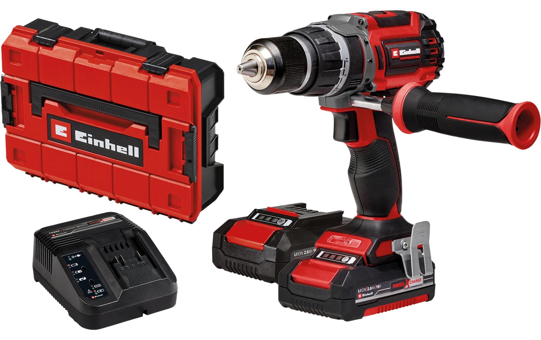 Einhell Professional Akku-Schlagbohrschrauber TP-CD 18/70 Li-i BL (2 x 2.0Ah)