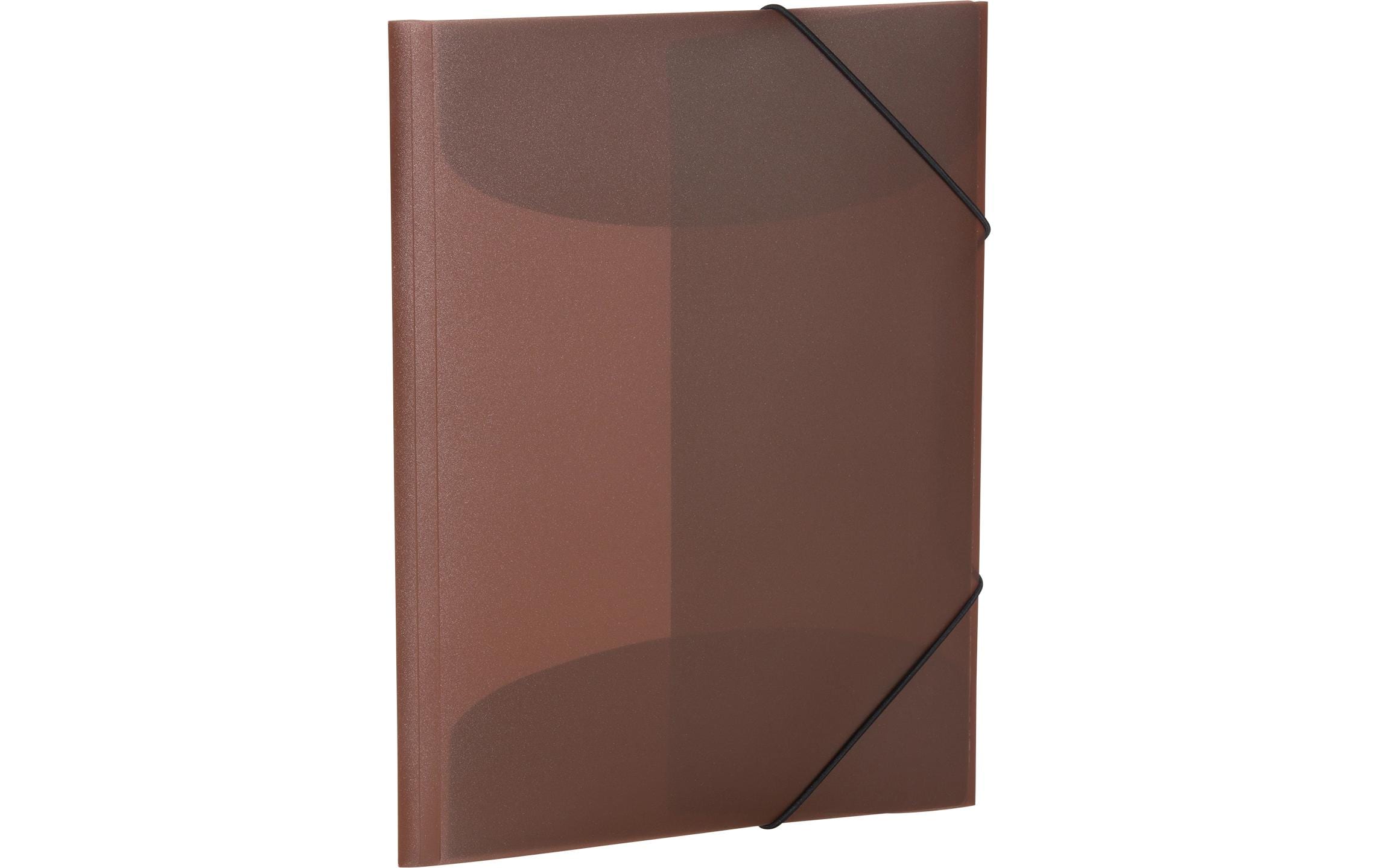 HERMA Sammelmappe A4 PP transluzent Braun
