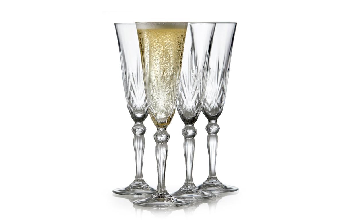 Lyngby Champagnerglas Melodia 4 Stück, 16 cl