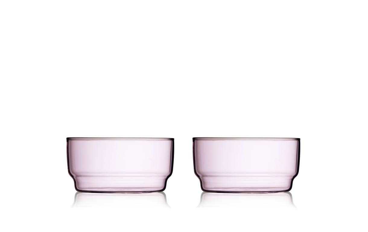 Lyngby Schale Torino Pink, 2 Stück, 12 cm