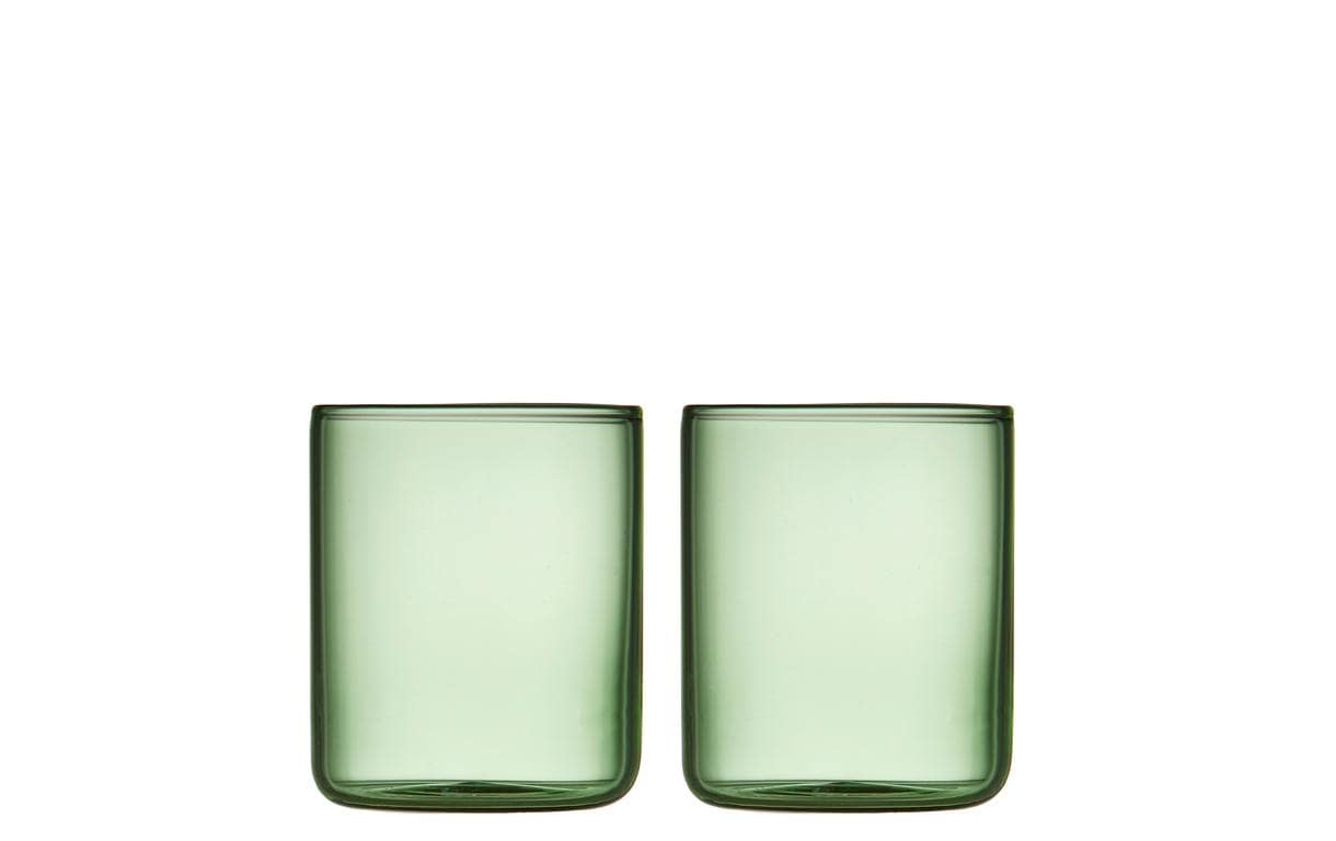 Lyngby Schnapsglas Torino Grün, 2 Stück, 5.5 cl