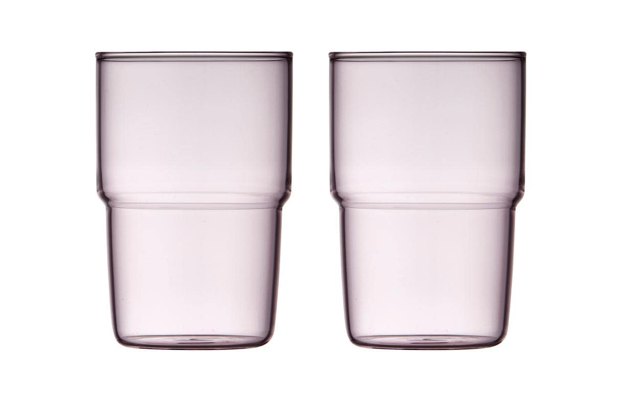 Lyngby Trinkglas Torino Pink, 2 Stück, 40 cl