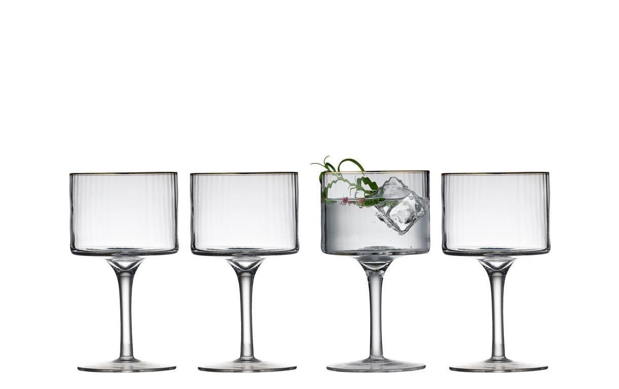 Lyngby Gin Glas Palermo Gold 4 Stück, 45 cl