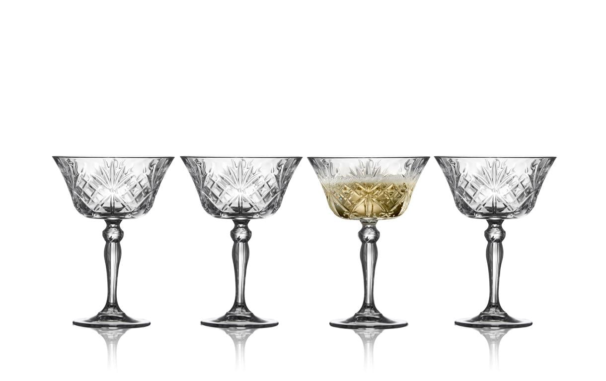 Lyngby Champagnerglas Melodia 4 Stück, 26 cl