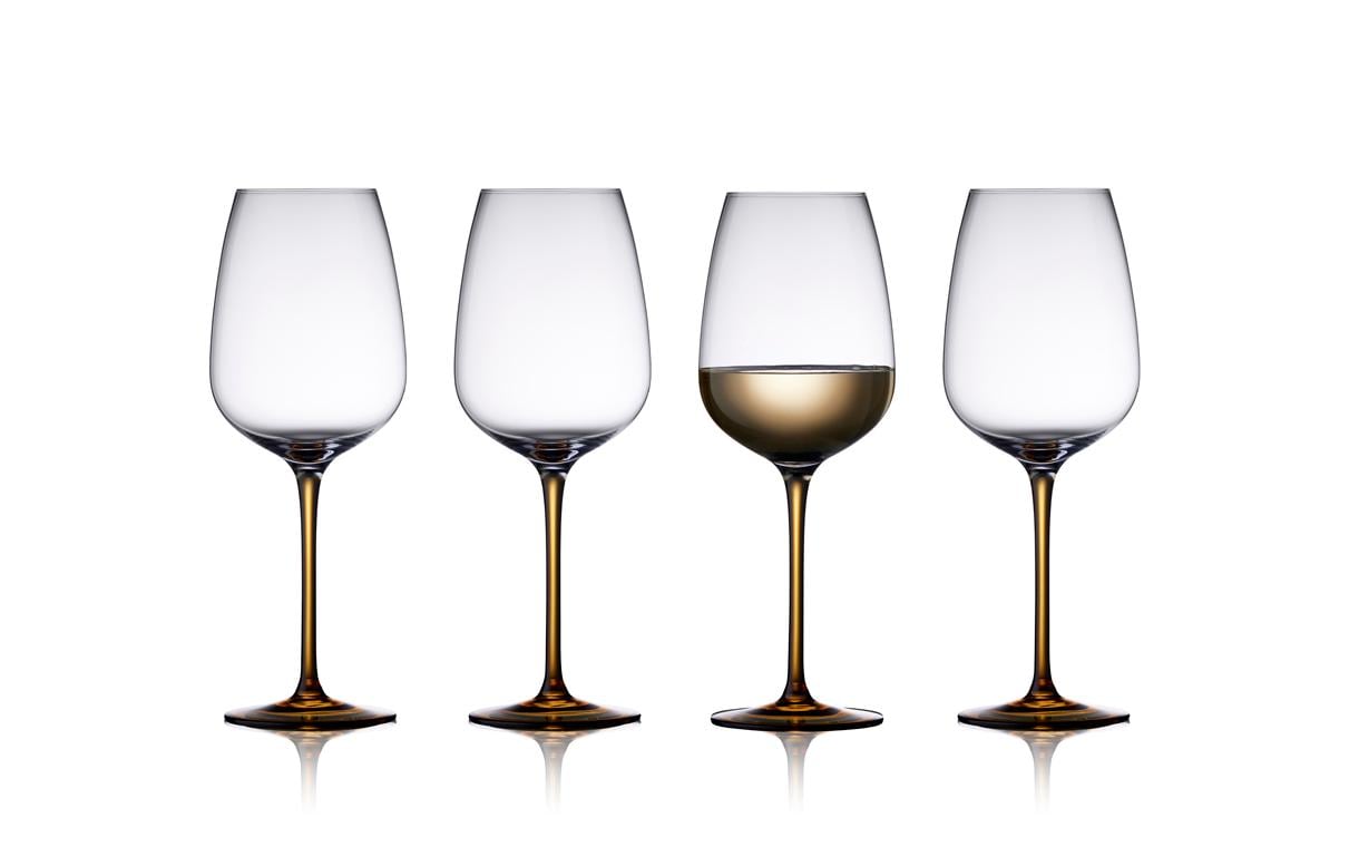 Lyngby Weingläser-Set Vienna Braun, 4 Stück, 53 cl