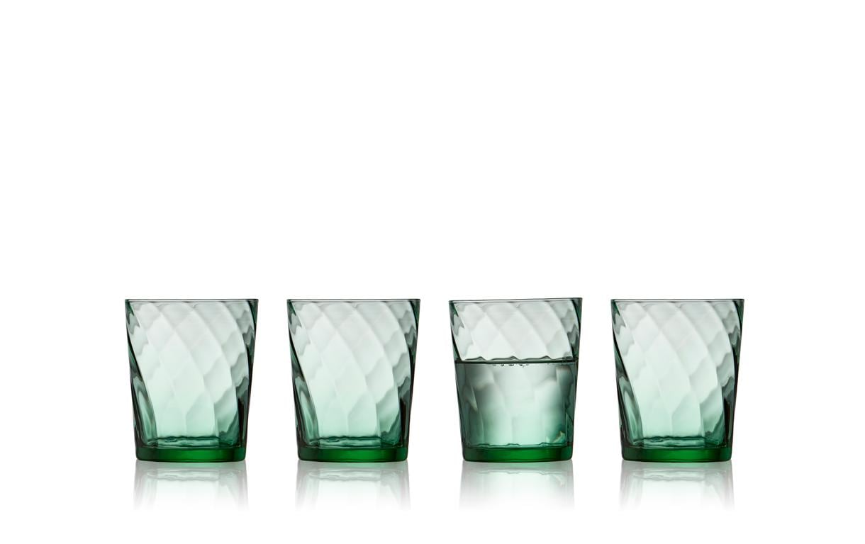 Lyngby Trinkglas Vienna Grün, 4 Stück, 30 cl