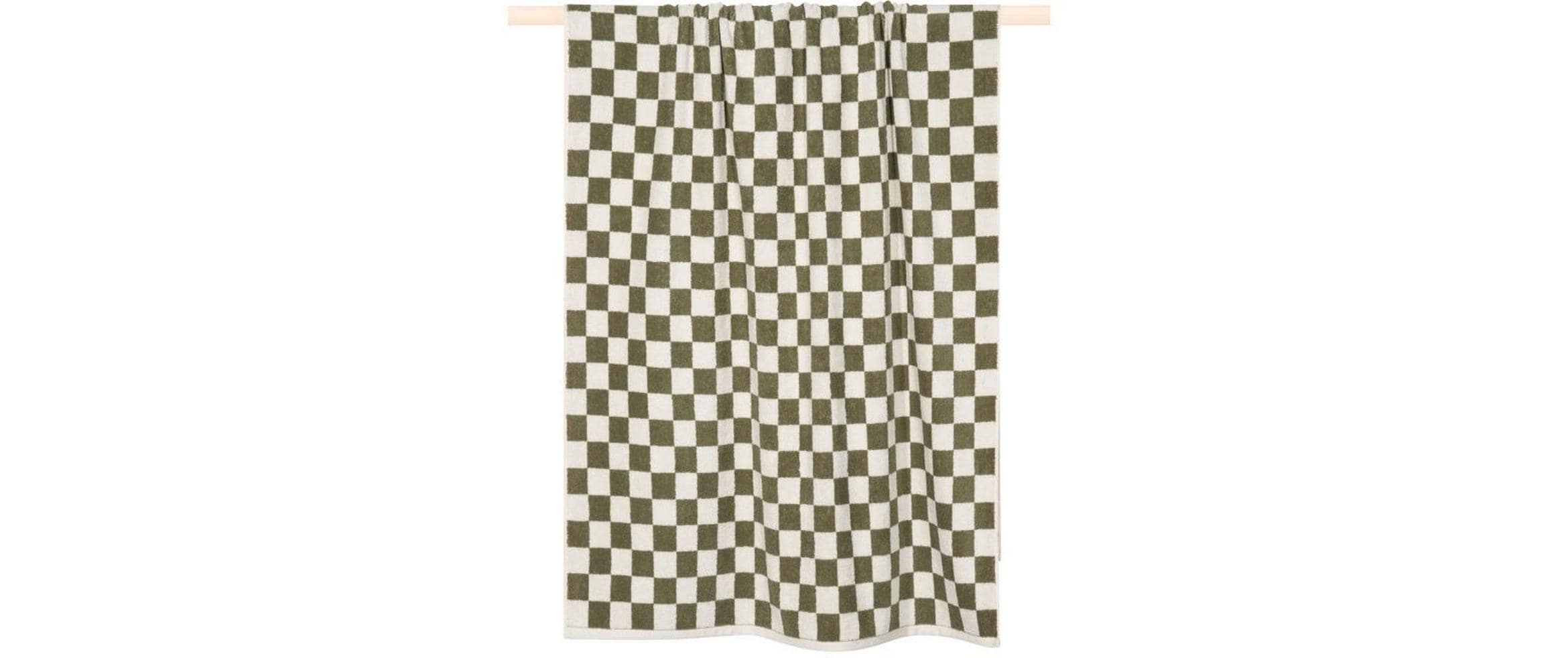 pad Duschtuch Chess 70 x 140 cm, Olive