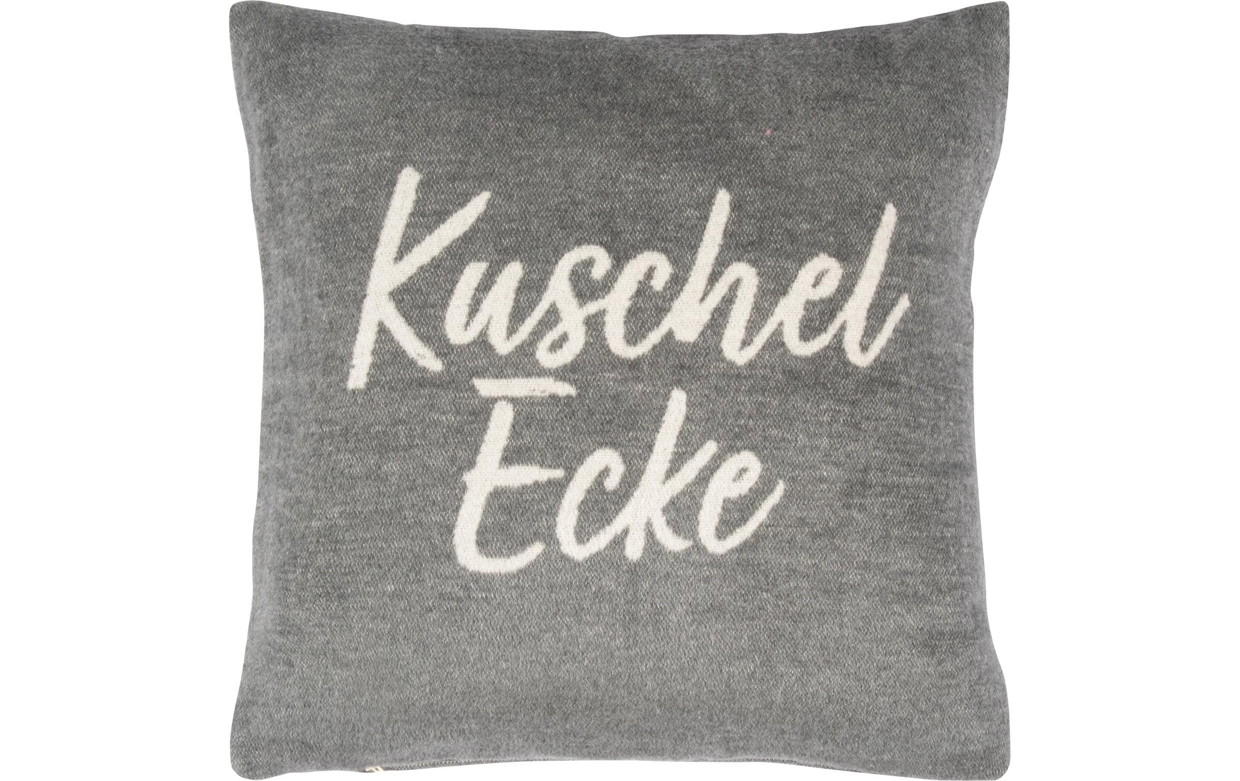 pad Kissenbezug Kuschelecke 45 x 45 cm, Grau