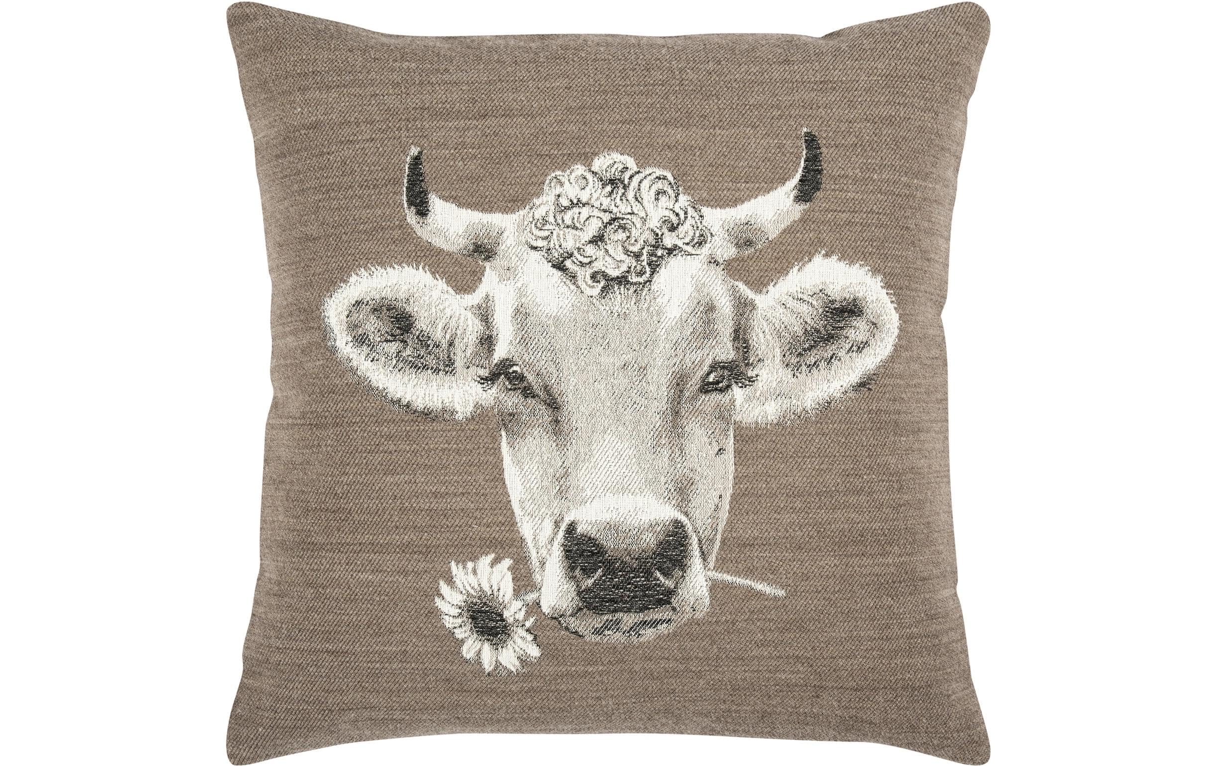 pad Kissenbezug Moo 45 x 45 cm, Grau