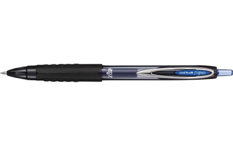 Uni Rollerball Gel-Ink Roller Signo ECO 0.7 mm, Blau/Schwarz