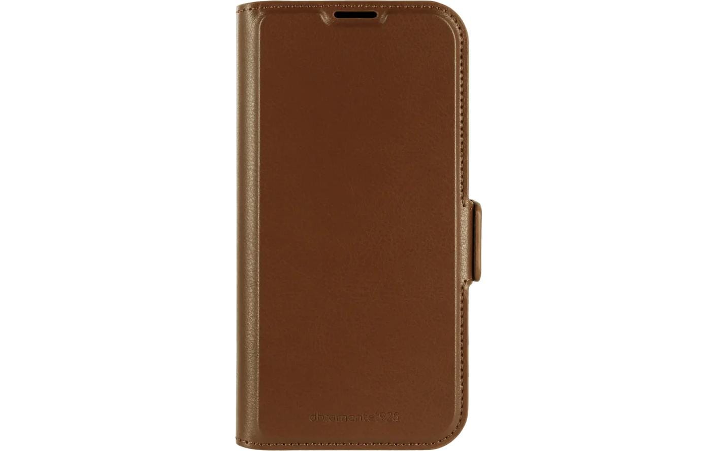 dbramante1928 Book Cover Oslo Pro iPhone 16e Dark Tan
