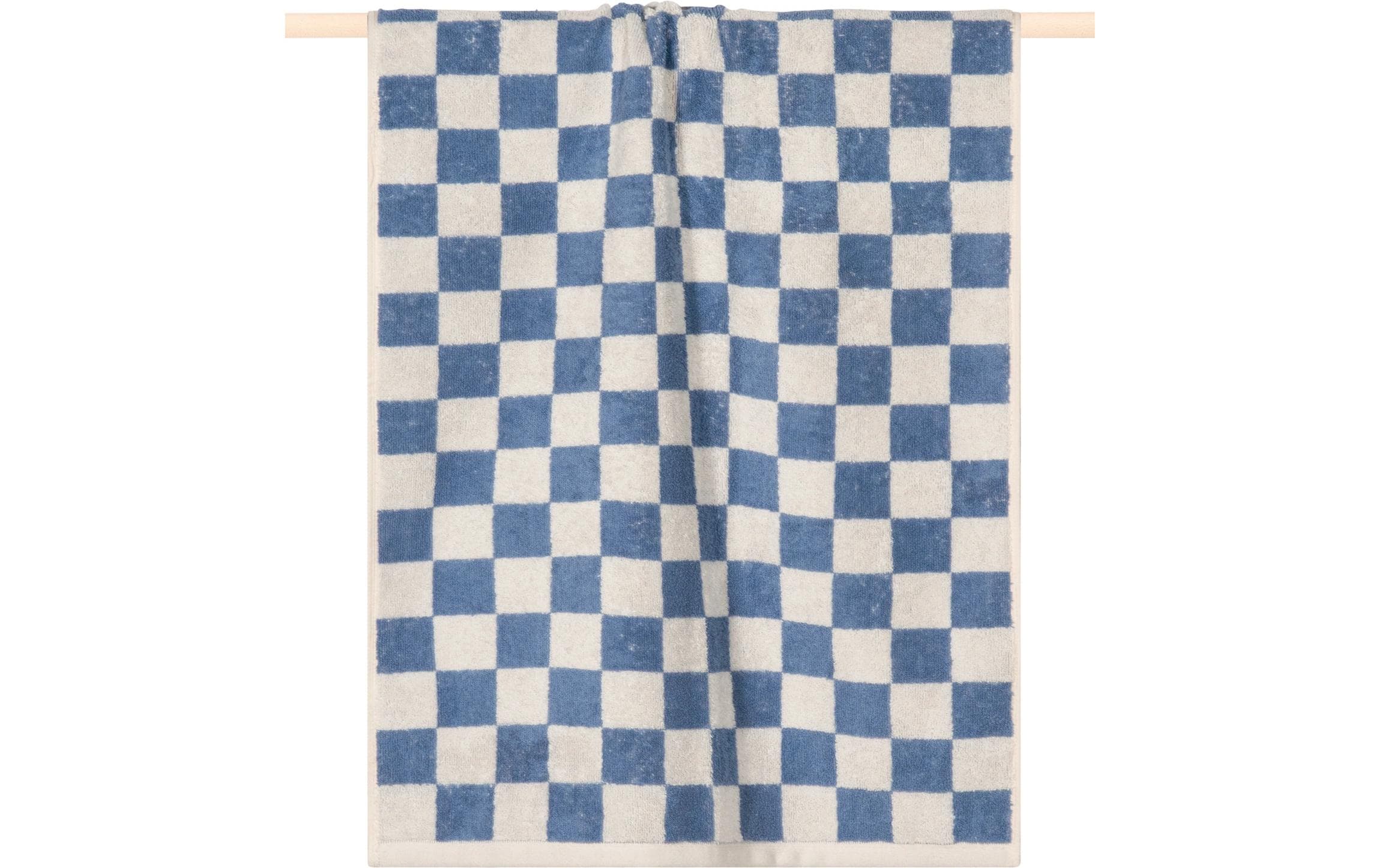 pad Handtuch Chess 50 x 100 cm, Blau