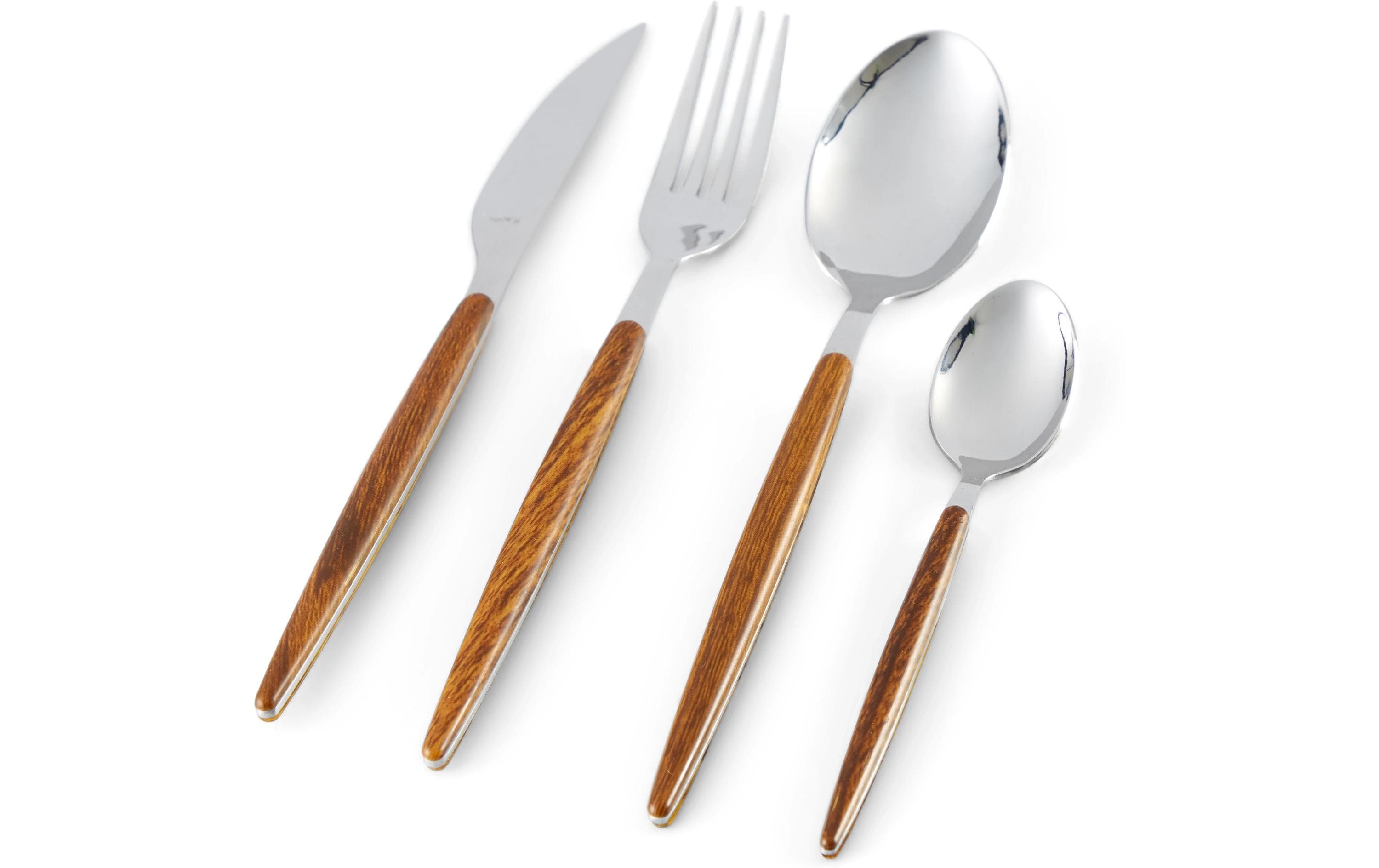 Schou Besteck-Set 16-teilig, Braun