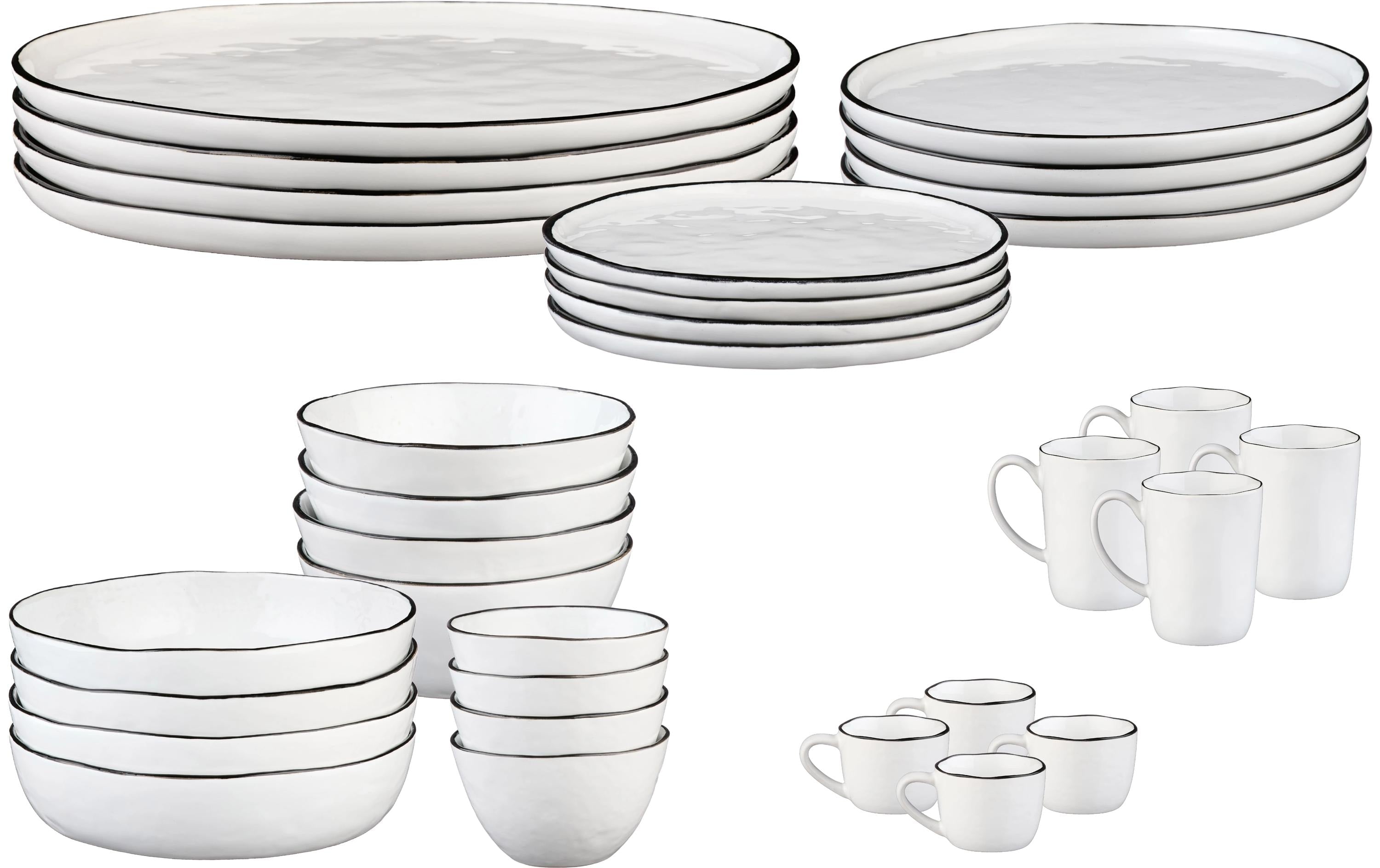 Björn Speise-Service Pure 32-teilig, Schneeweiss