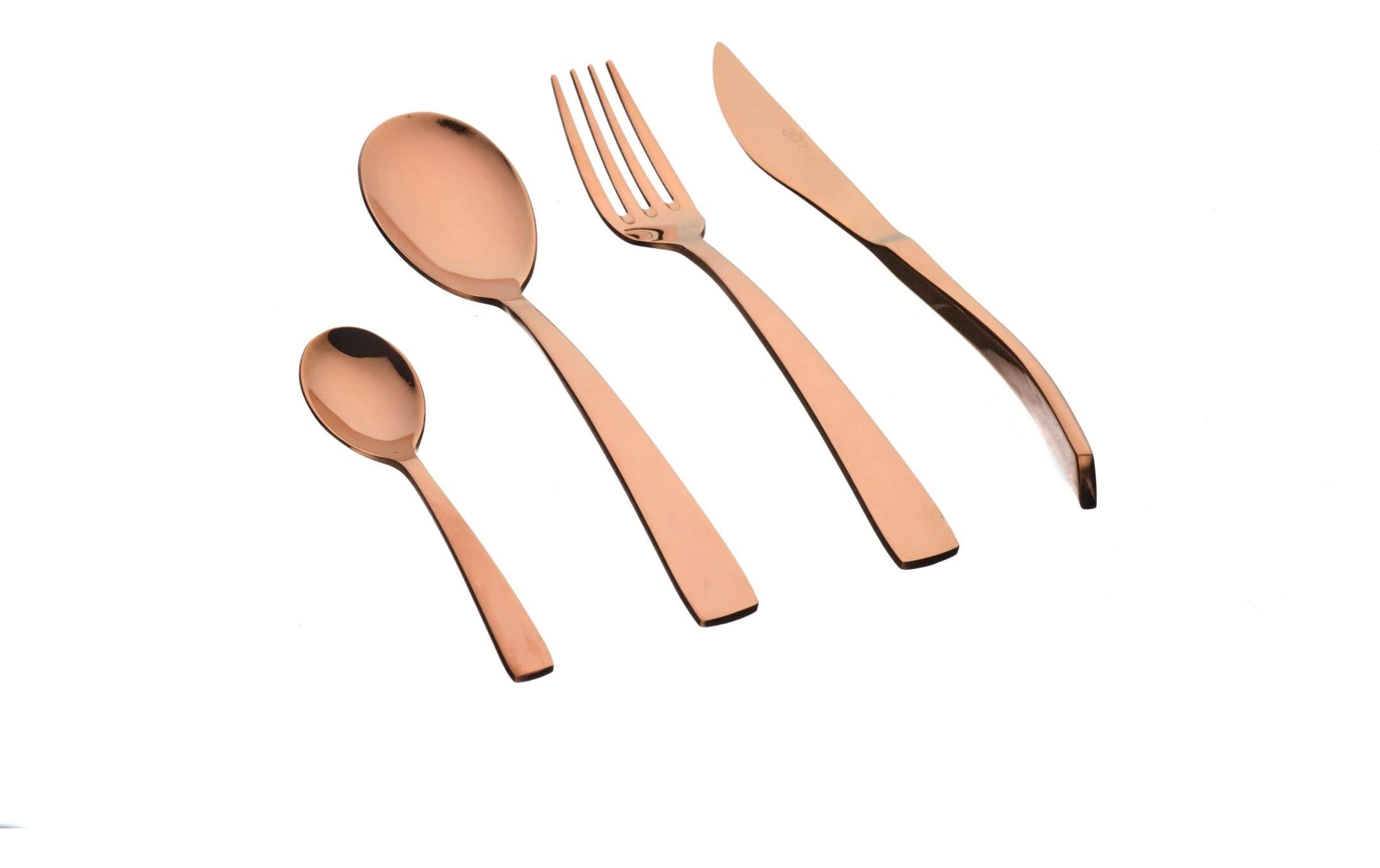 Björn Besteck-Set Oglu 24-teilig, Kupfer