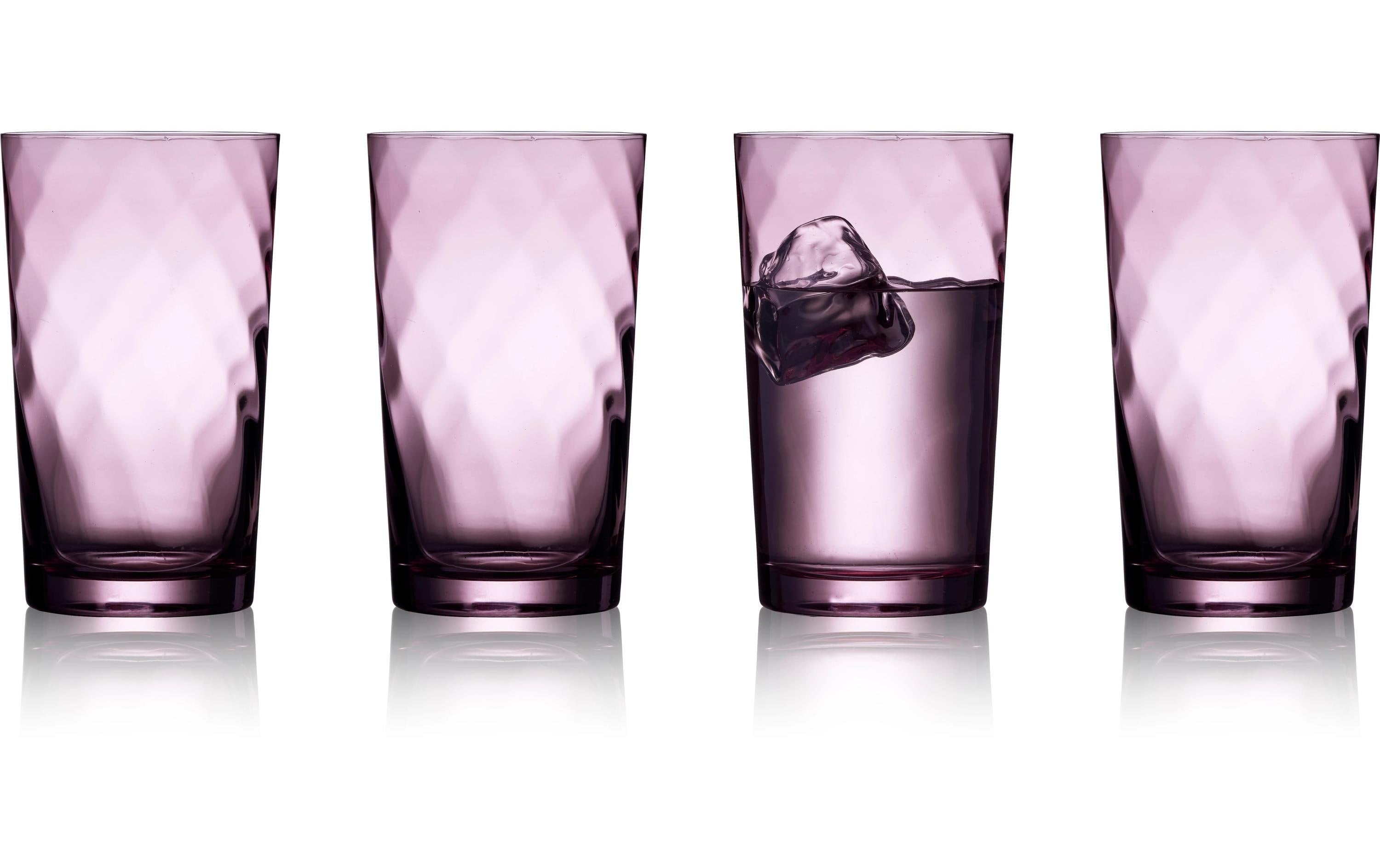 Lyngby Longdrinkglas Vienna Lila, 4 Stück, 45 cl