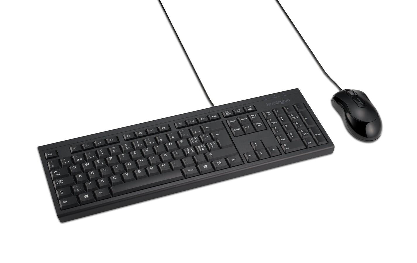 Kensington Tastatur-Maus-Set KM100 EQ Kabelgebunden, CH Layout