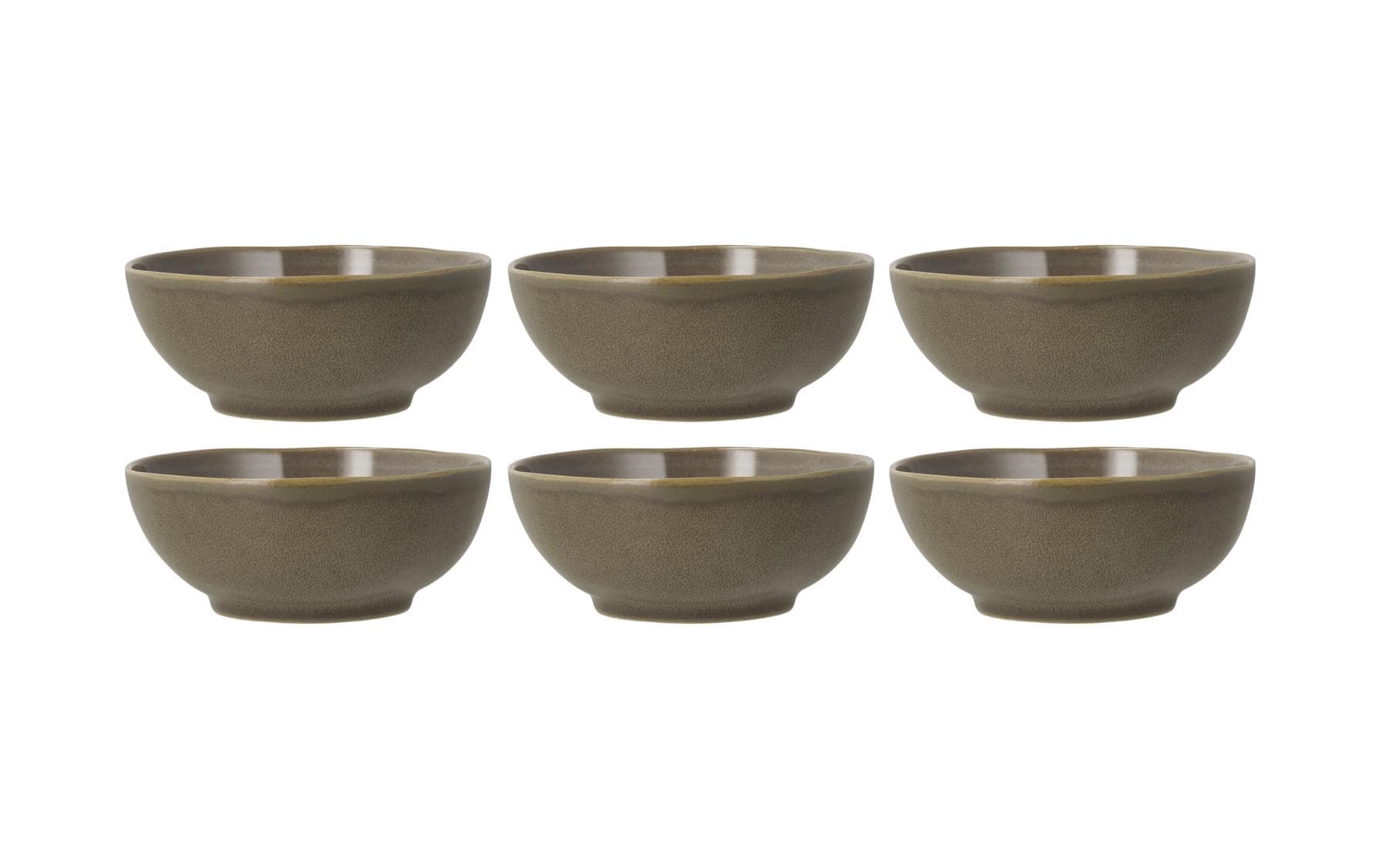 Villa Collection Schale Shoku 15 cm, 6 Stück, Braun