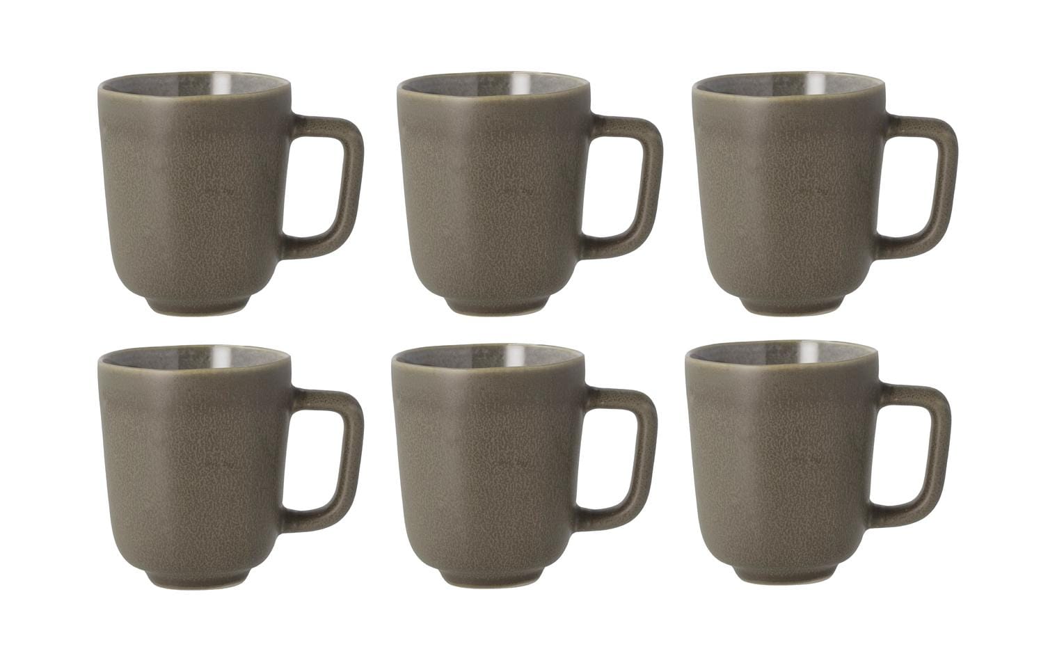 Villa Collection Kaffeetasse Shoku 330 ml, 6 Stück, Braun