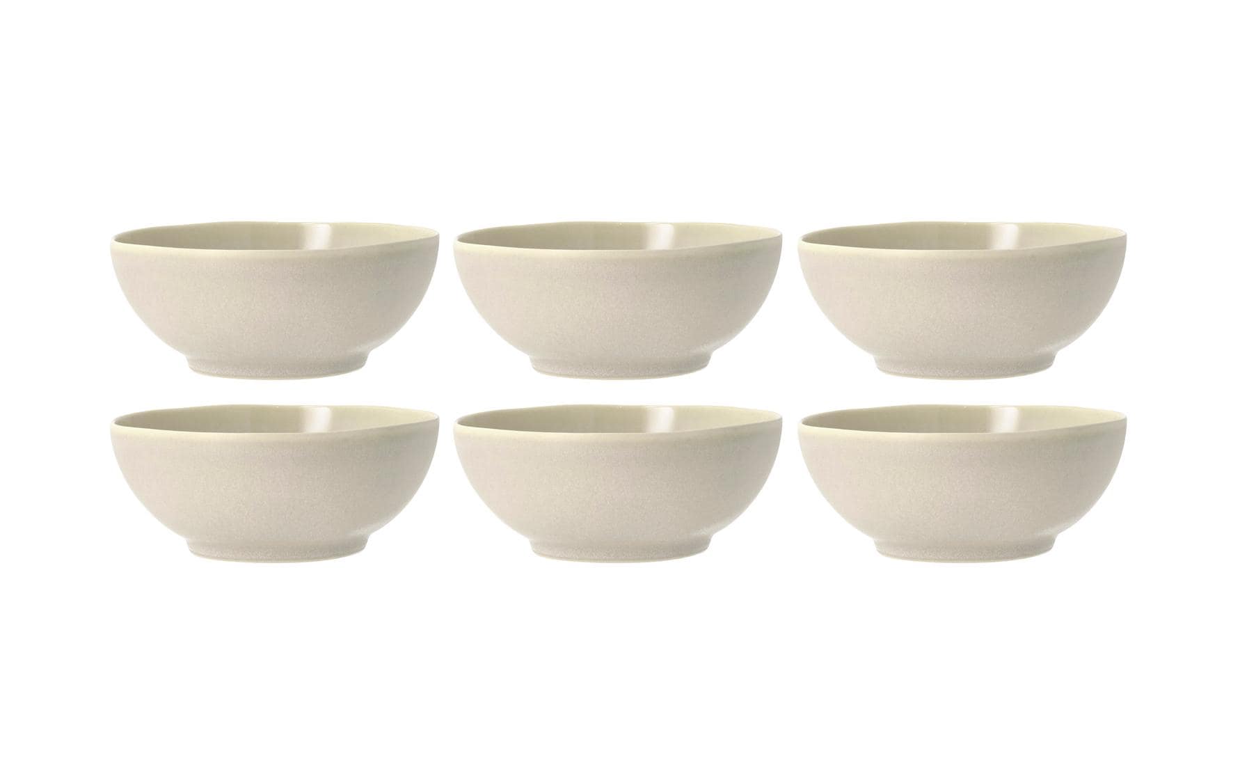 Villa Collection Schale Shoku 15 cm, 6 Stück, Beige