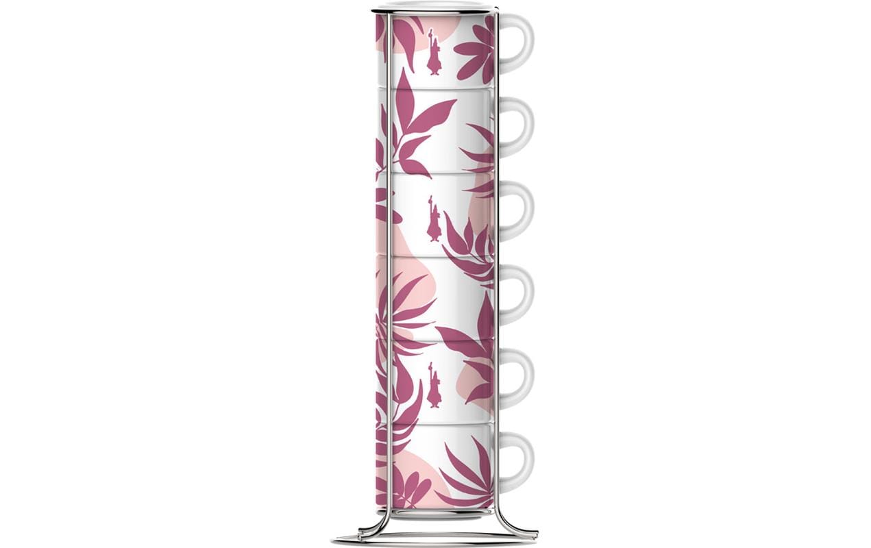 Bialetti Espressotasse Rosa 65 ml, 6 Stück, Rosa