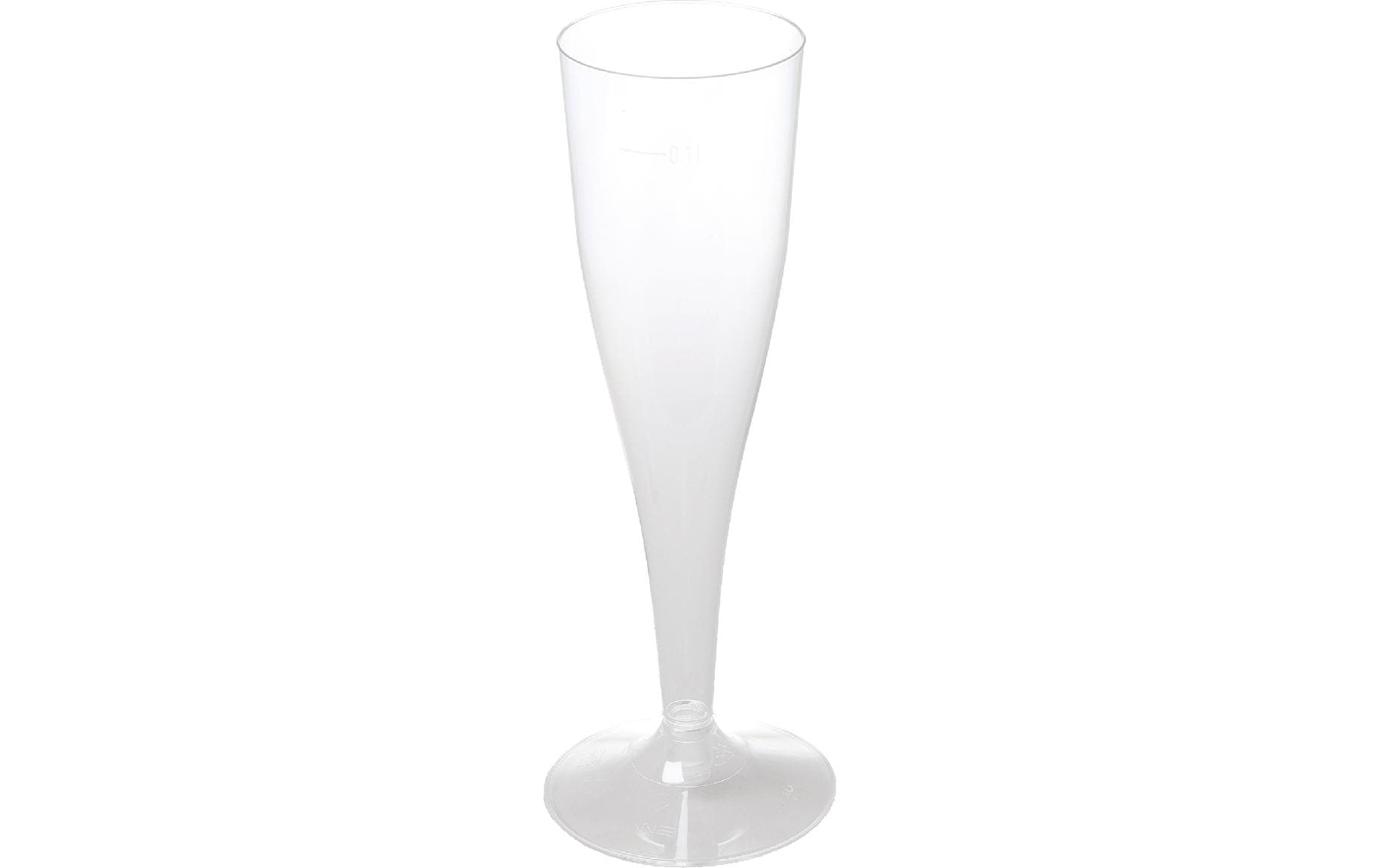 ELCO Einweg-Sektglas 1 dl 84 Stück, Transparent