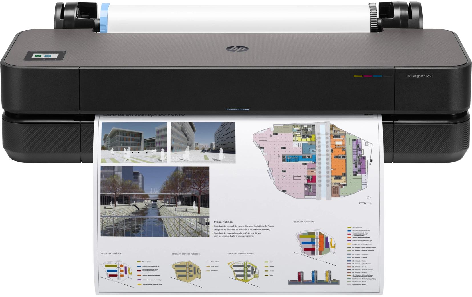 HP Grossformatdrucker DesignJet T250 - 24