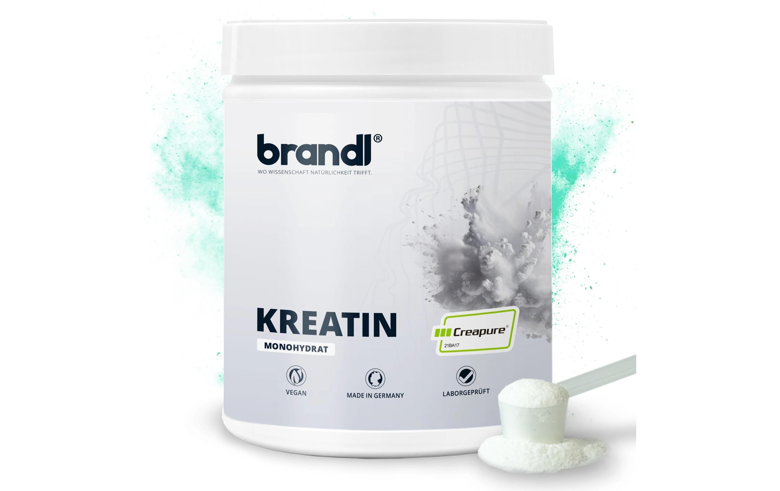 Brandl-Nutrition Pulver Kreatin Monohydrat Neutral 500 g