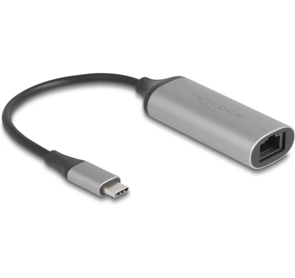 Delock Netzwerk-Adapter USB-C – RJ45 5 Gbps USB Typ-C