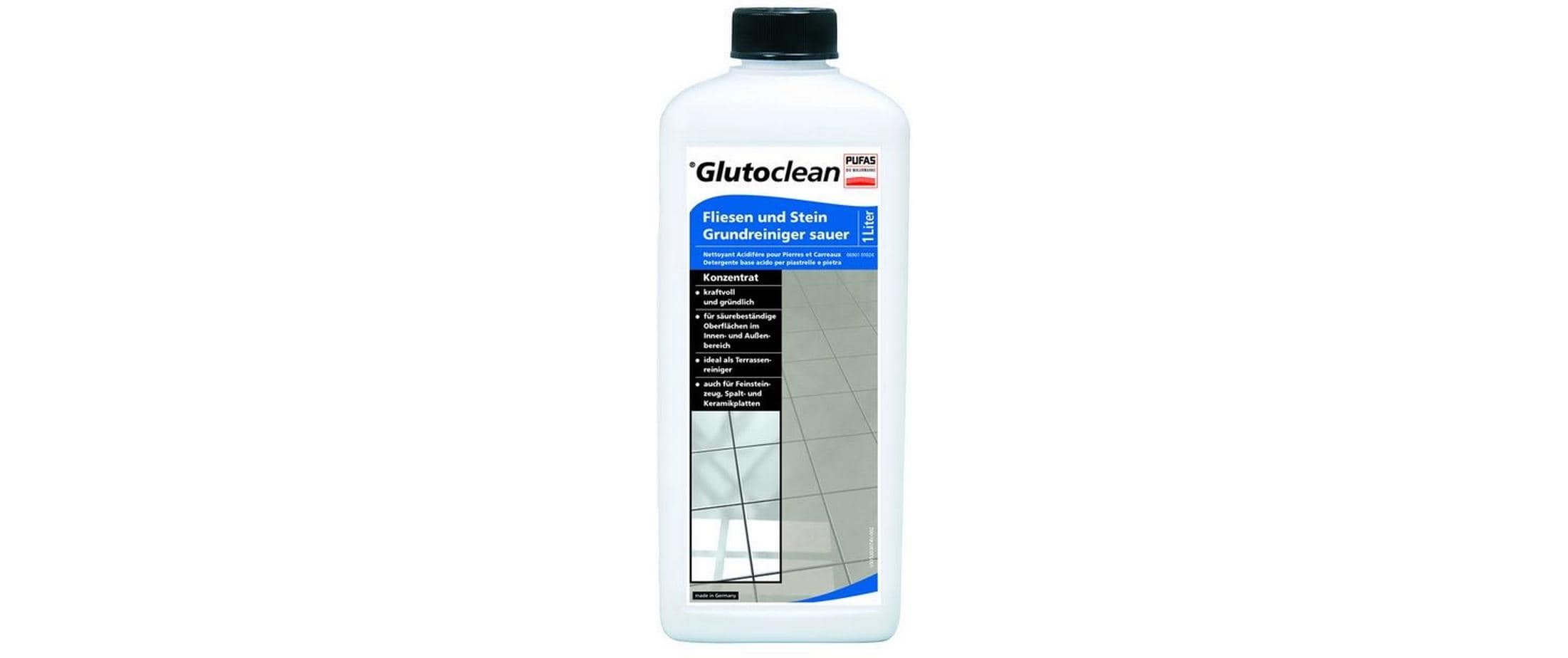 Glutoclean Fliesen+Stein Grundrein.sauer 1 l, 1 Stück