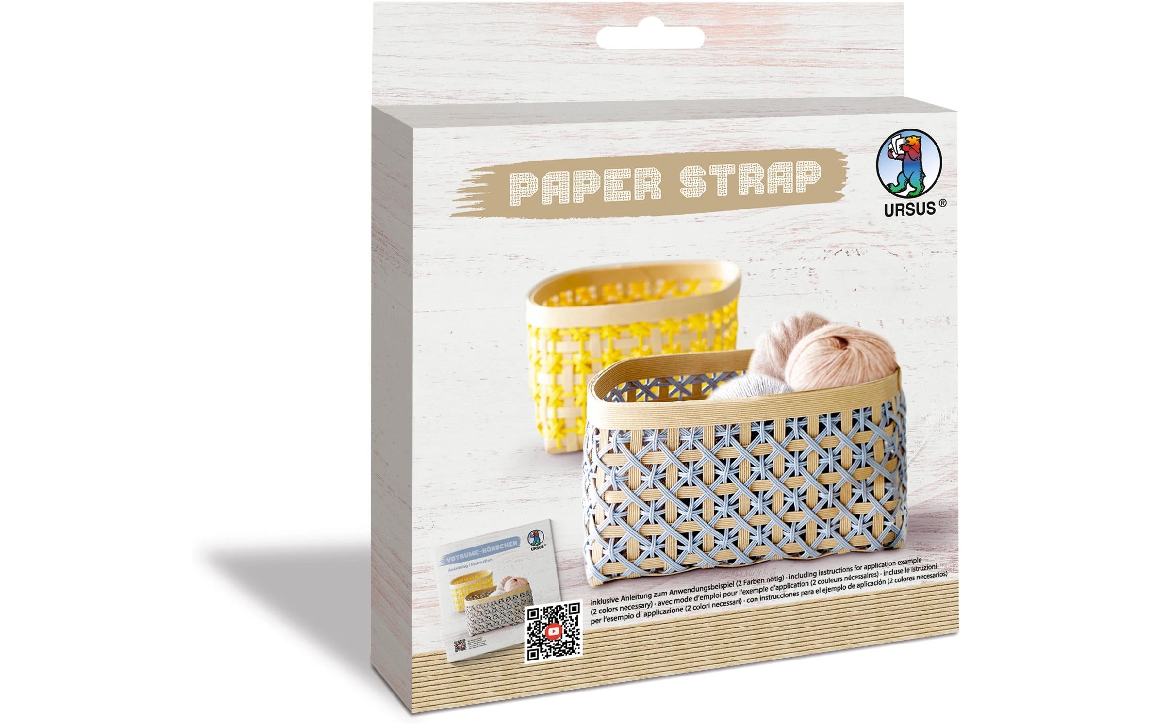 URSUS Bastelpapier Kamihimo 15 mm x 15 m, Beige
