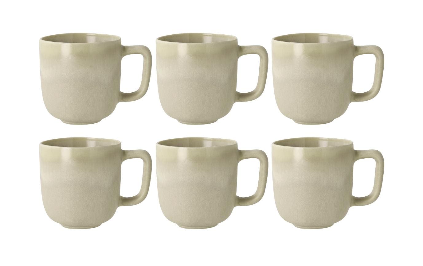 Villa Collection Kaffeetasse Shoku 230 ml, 6 Stück, Beige