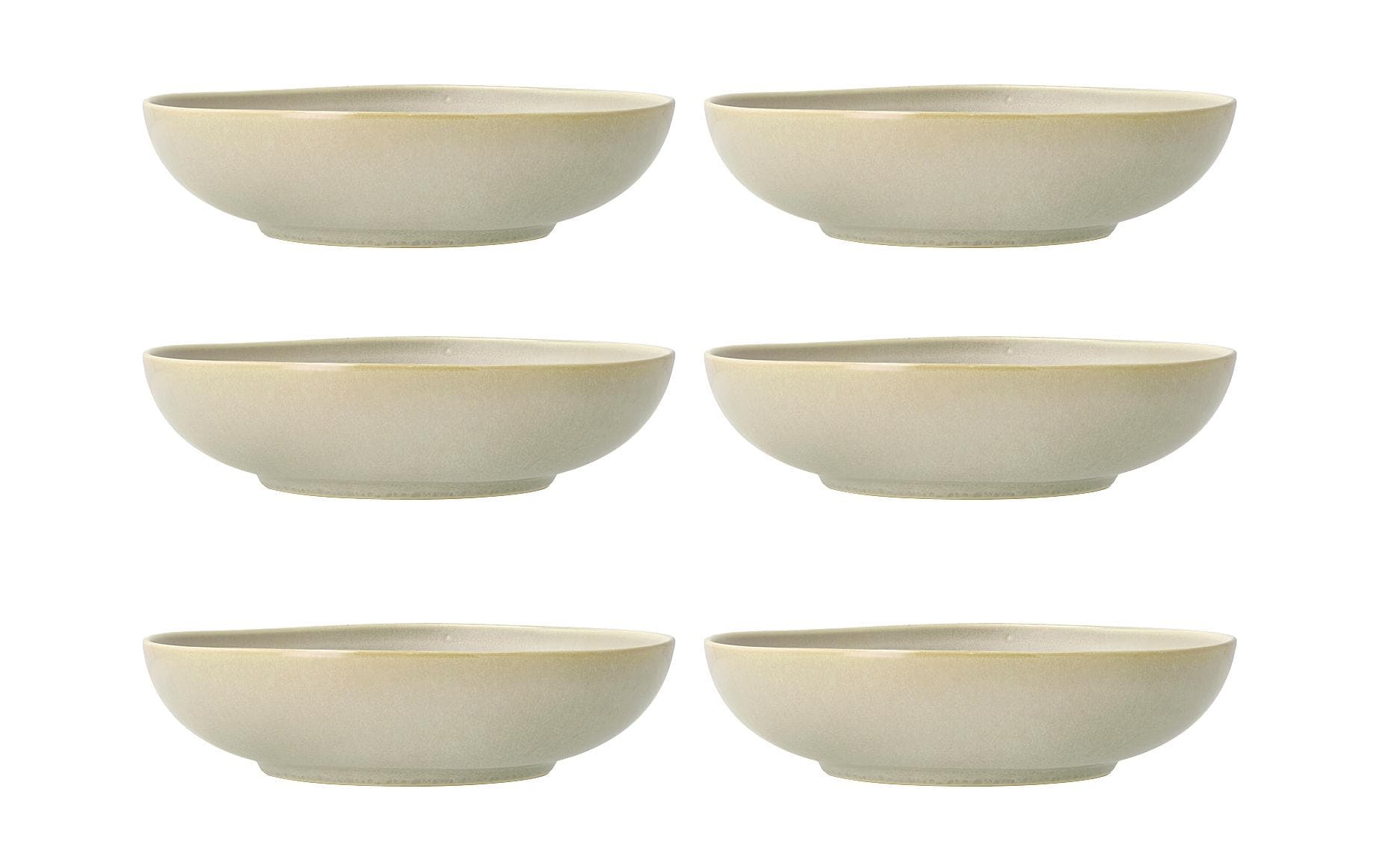 Villa Collection Schale Shoku 23 cm, 6 Stück, Beige
