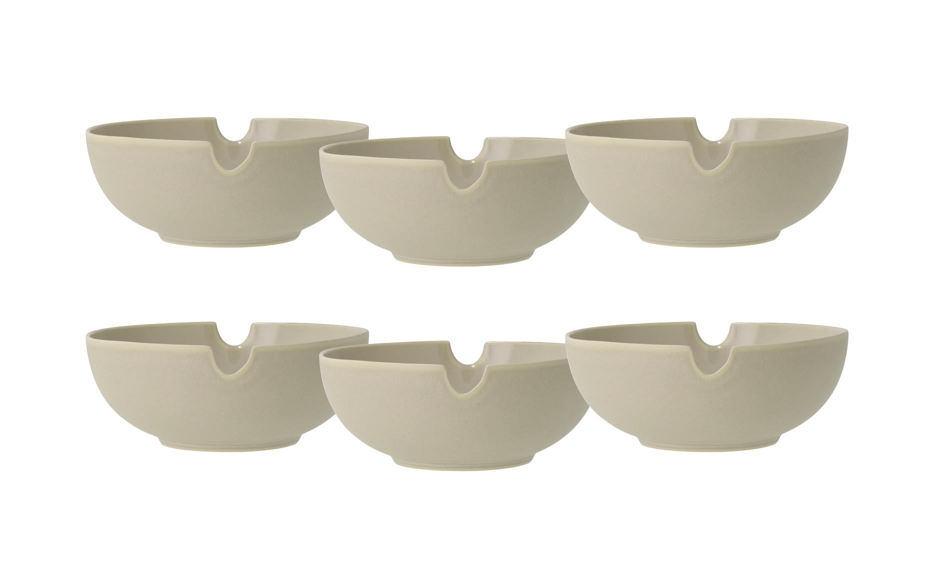 Villa Collection Ramenschale Shoku 18.5 cm, 6 Stück, Beige