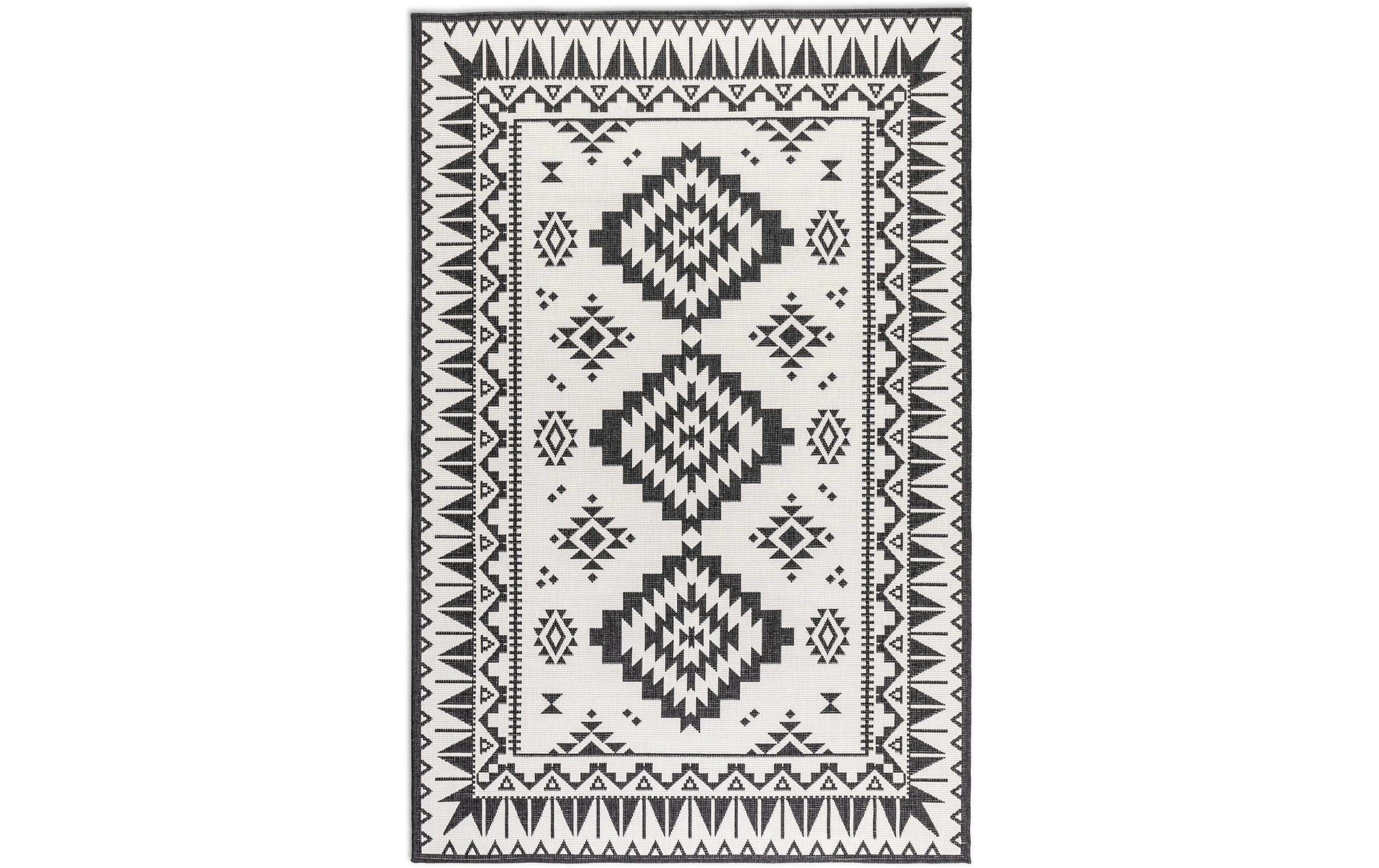 Elle Decoration Teppich Dynamic 160 x 230 cm, Black