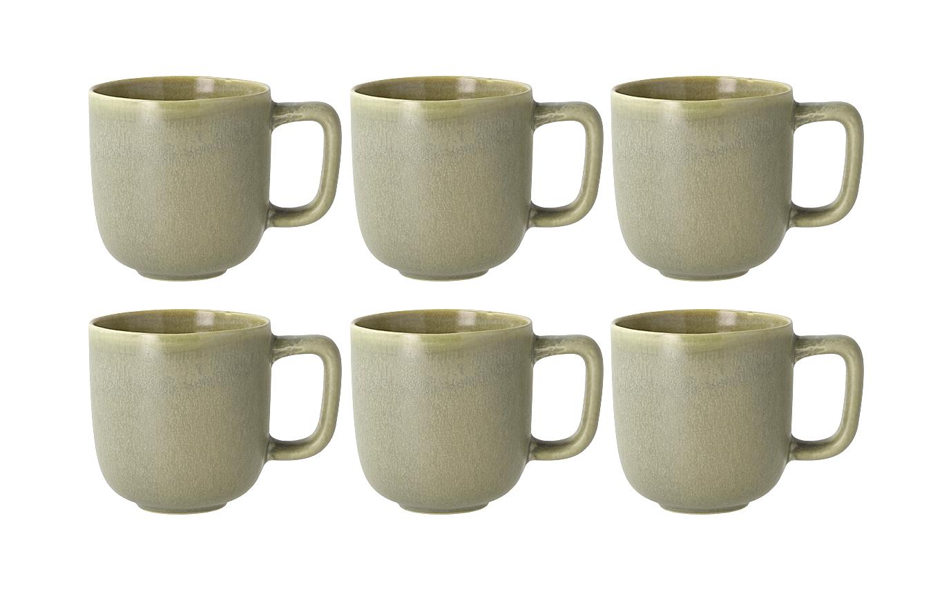 Villa Collection Kaffeetasse Shoku 230 ml, 6 Stück, Grün