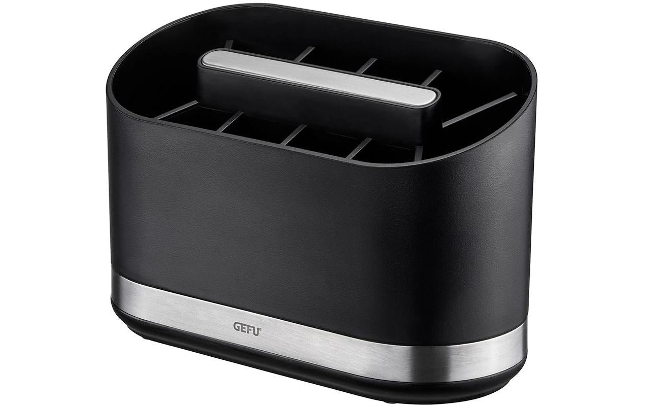 GEFU Küchenutensilienhalter Smartline Schwarz/Silber