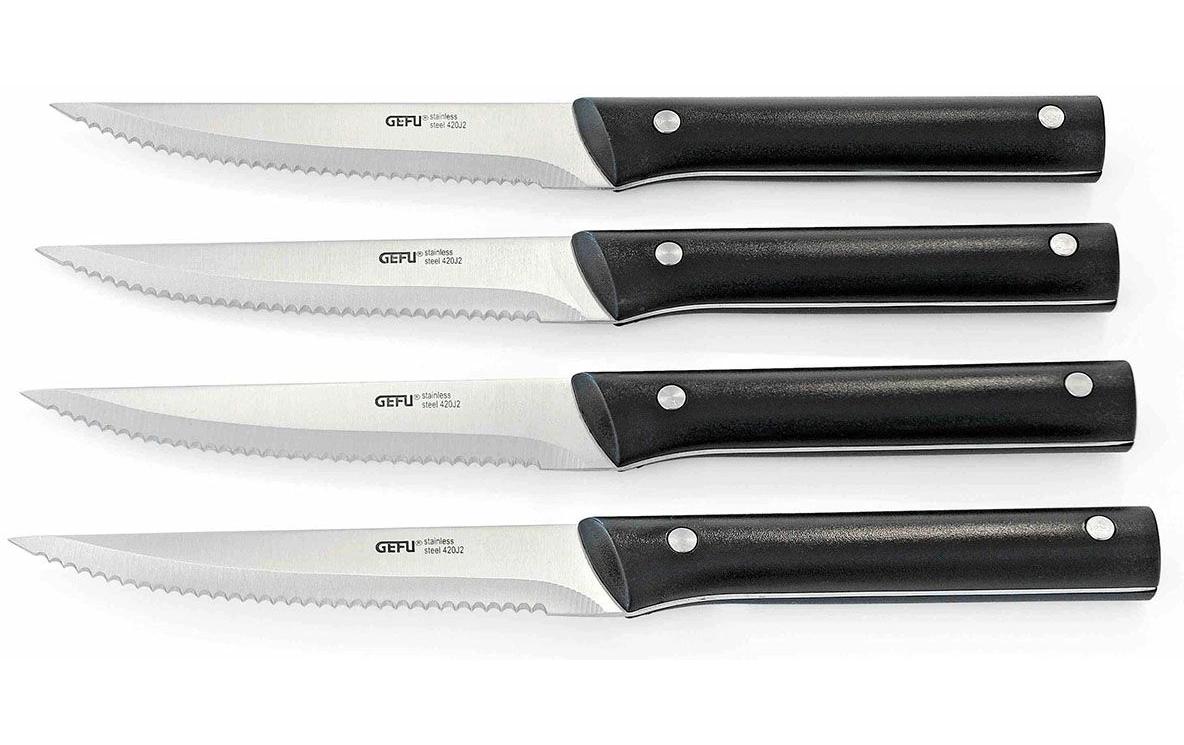 GEFU Steakmesser-Set BBQ 4-teilig
